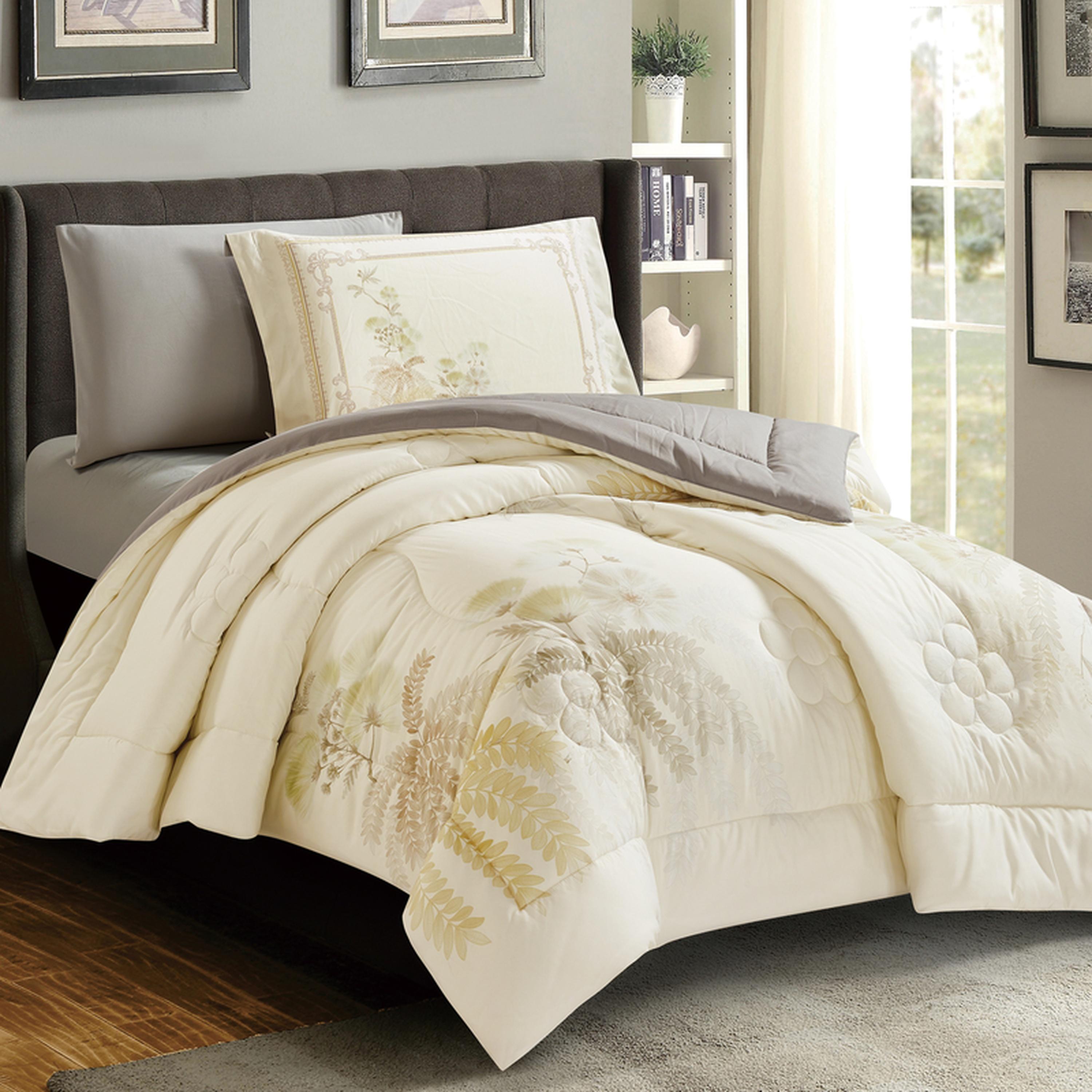 Printed 4-Piece Single Comforter Set - 170x230 cms-household-bedding-comfortersandbedspreads-comforters-image-2