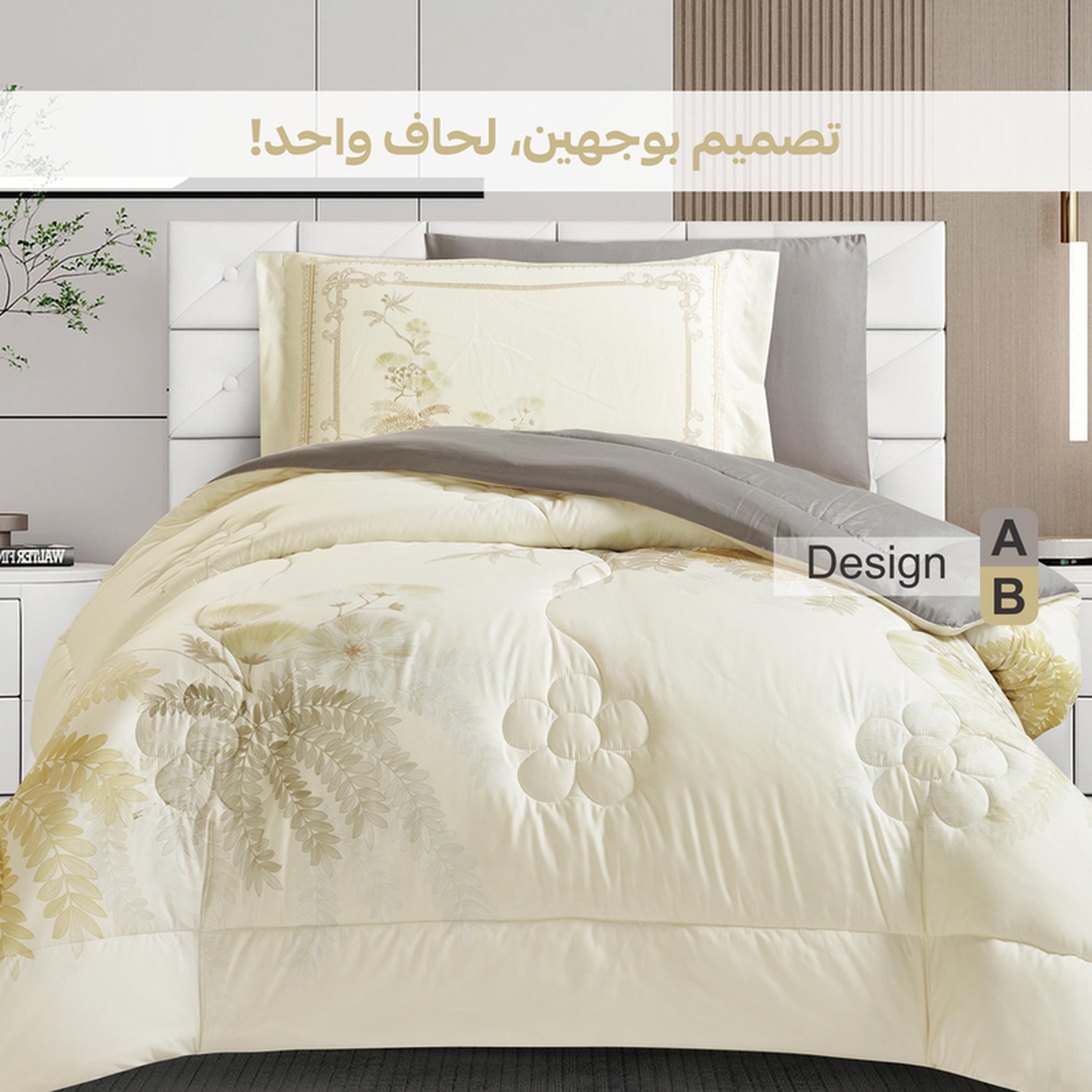 Printed 4-Piece Single Comforter Set - 170x230 cms-household-bedding-comfortersandbedspreads-comforters-image-6