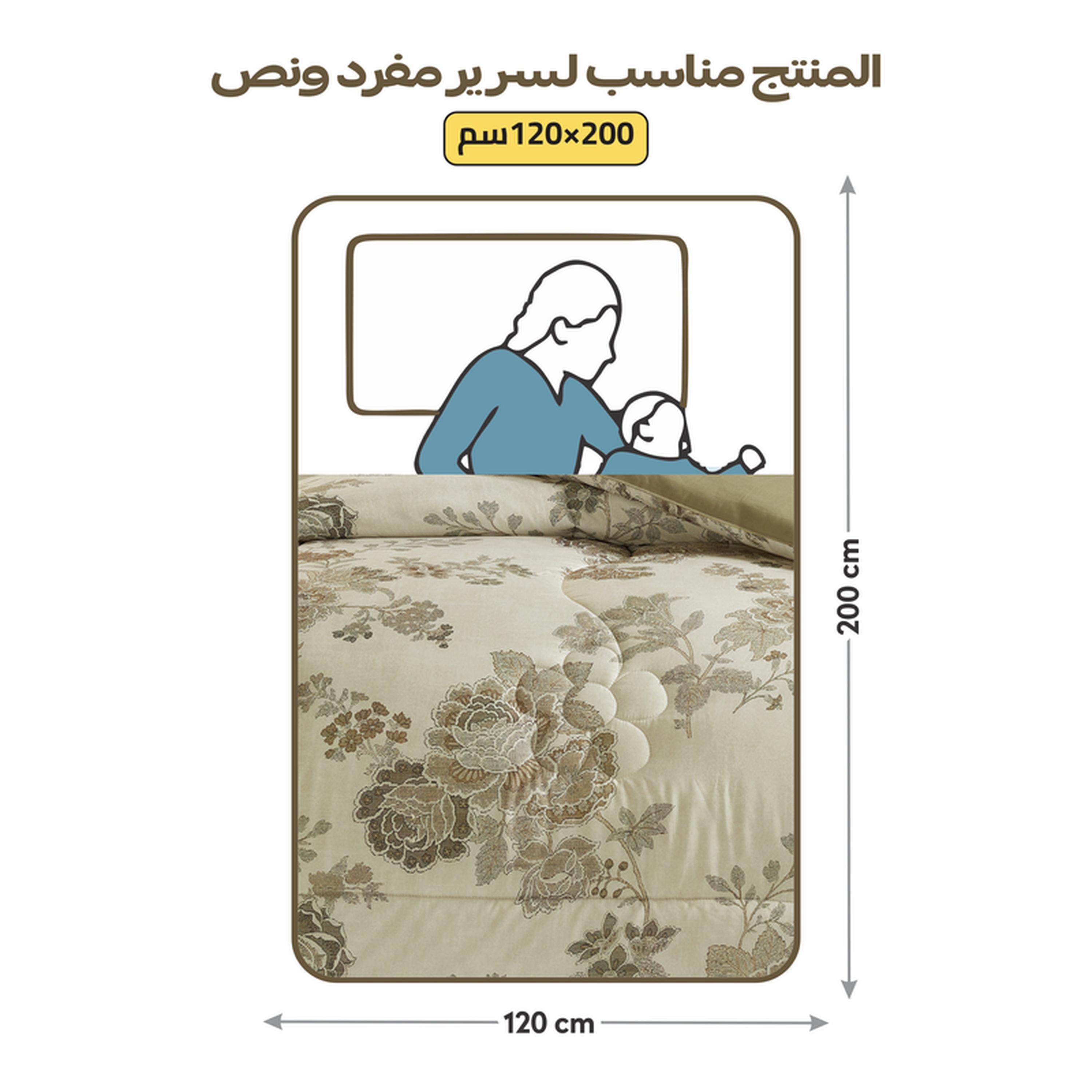 طقم لحاف فردي بطبعات 4 قطع من دوناتيلا - 170×230 سم-household-bedding-comfortersandbedspreads-comforters-image-3