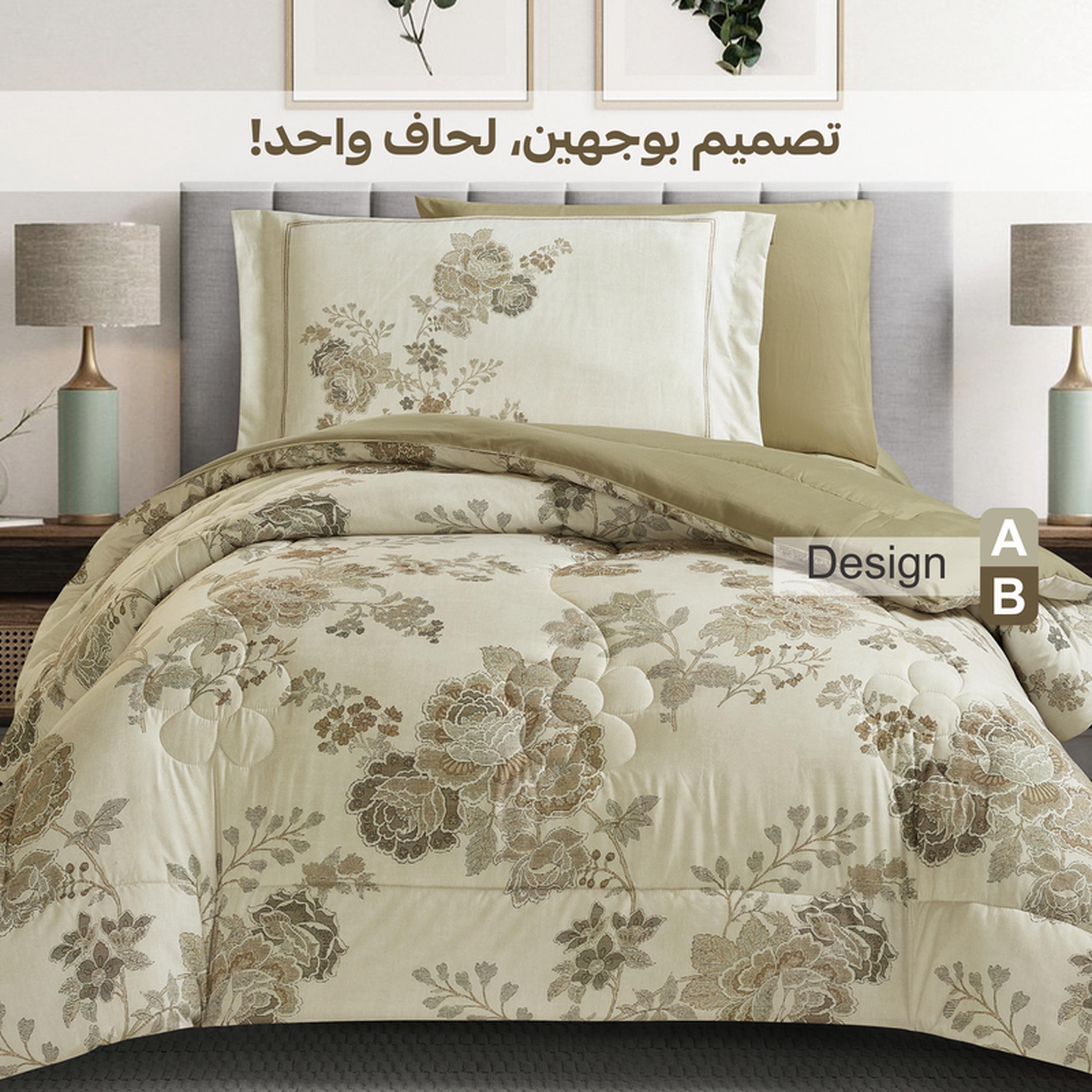 طقم لحاف فردي بطبعات 4 قطع من دوناتيلا - 170×230 سم-household-bedding-comfortersandbedspreads-comforters-image-6