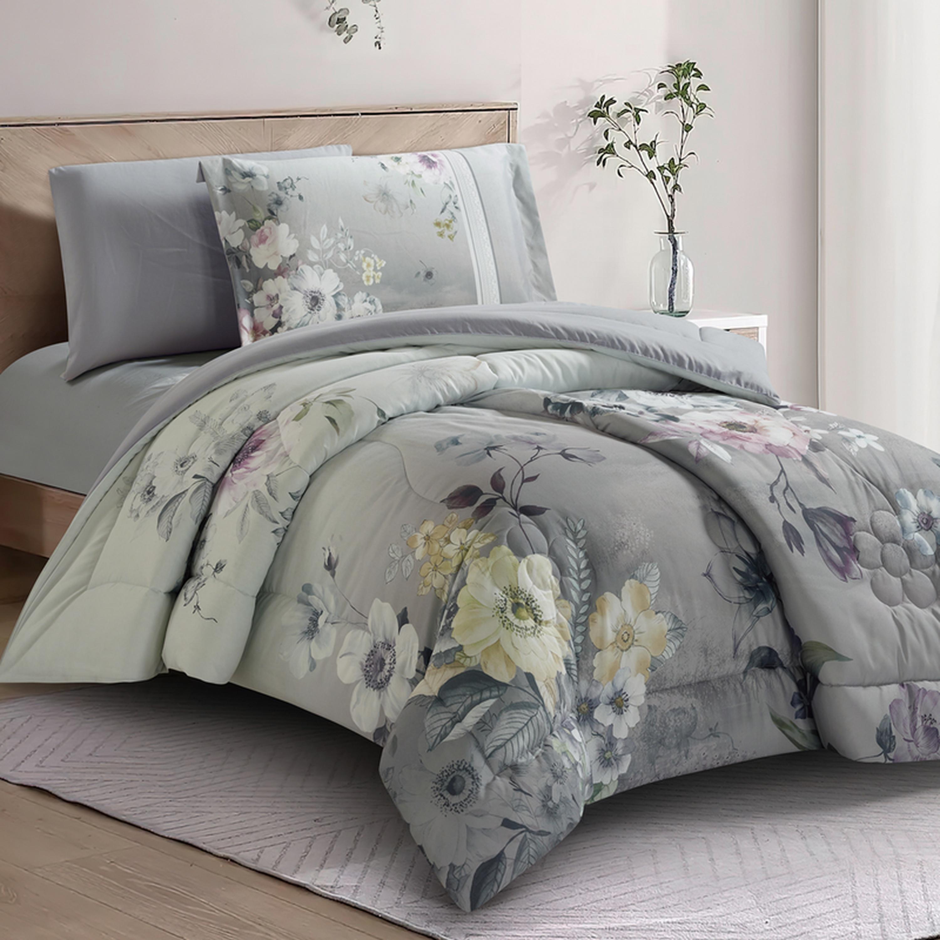 طقم لحاف فردي بطبعات 4 قطع من دوناتيلا - 170×230 سم-household-bedding-comfortersandbedspreads-comforters-image-2