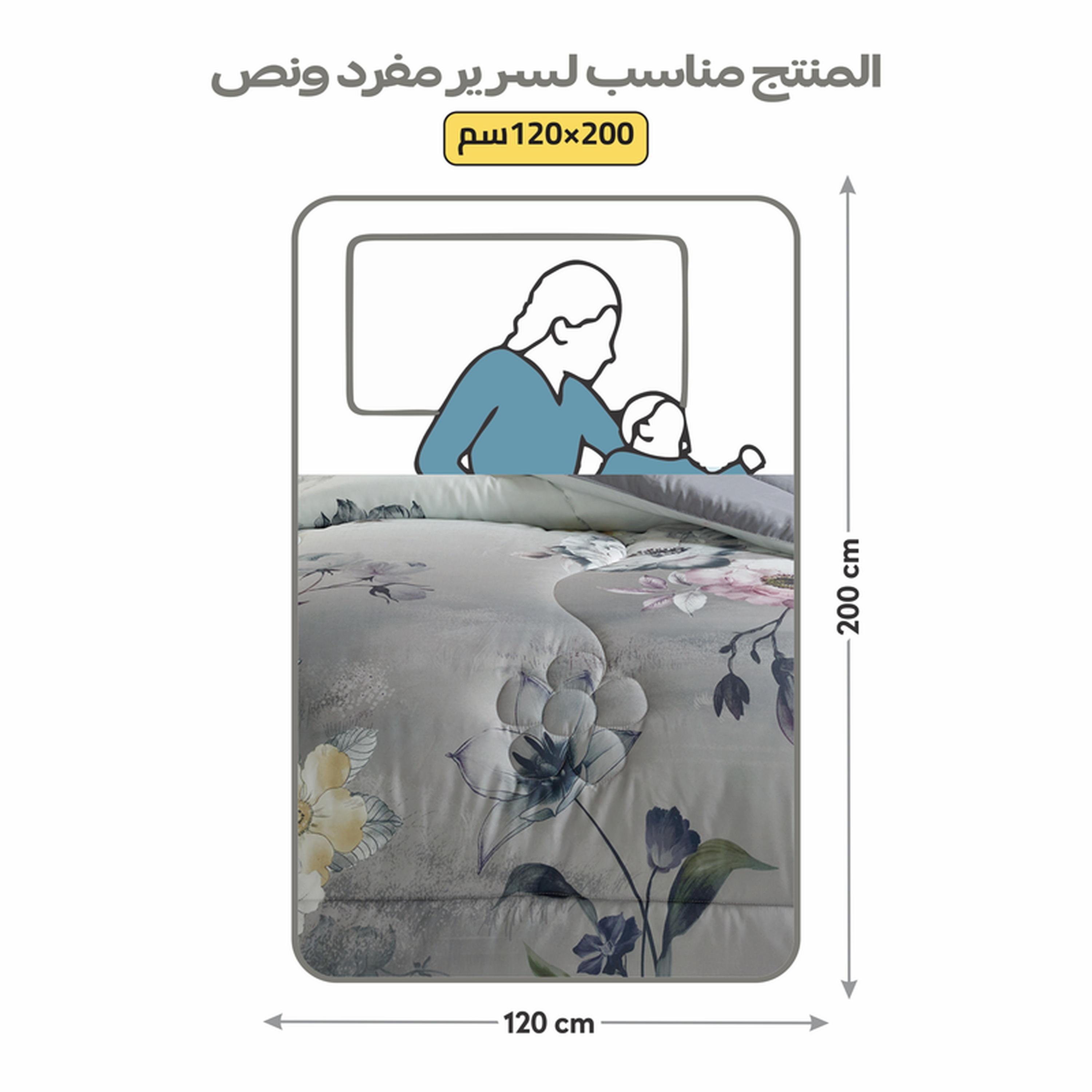 طقم لحاف فردي بطبعات 4 قطع من دوناتيلا - 170×230 سم-household-bedding-comfortersandbedspreads-comforters-image-3