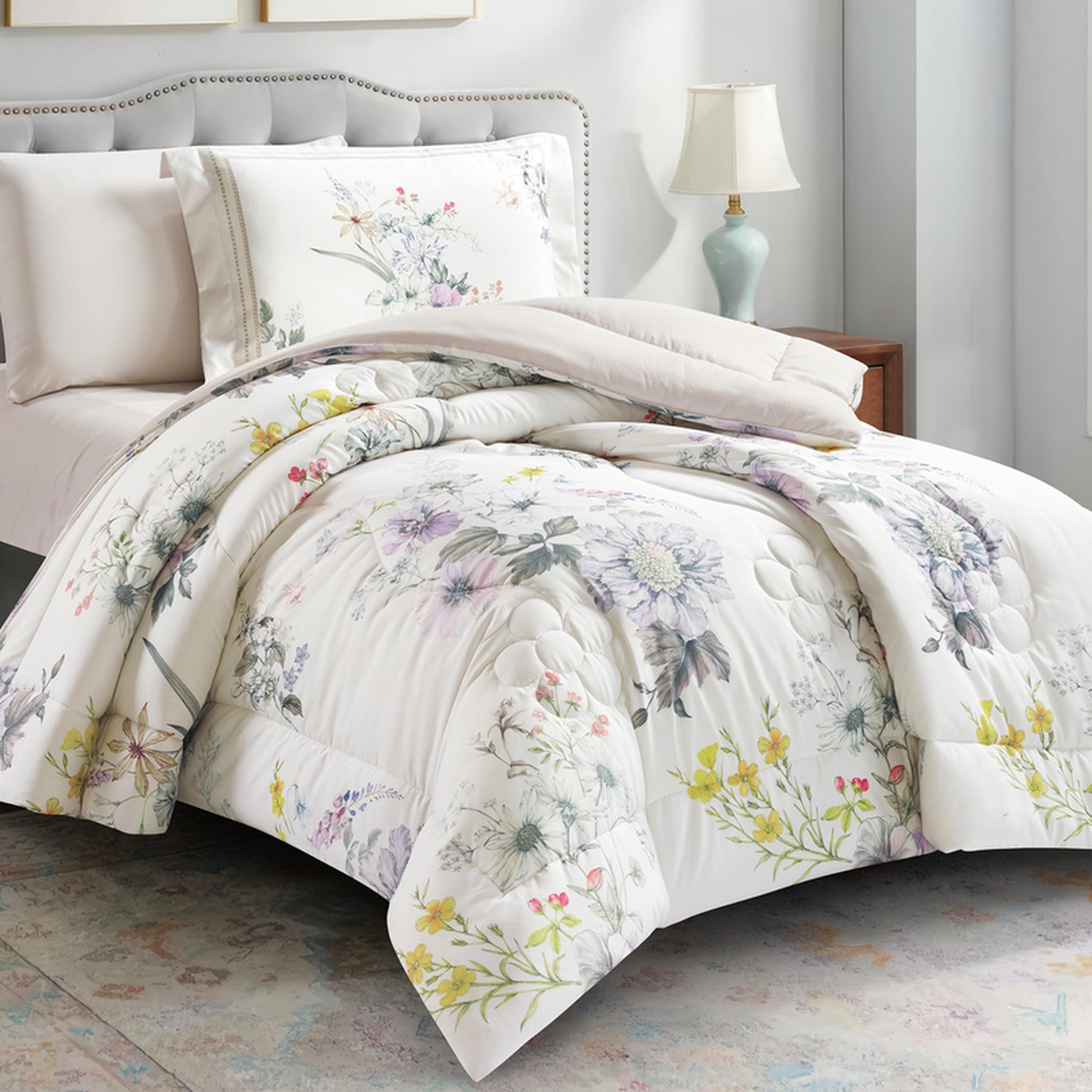 Printed 4-Piece Single Comforter Set - 170x230 cms-household-bedding-comfortersandbedspreads-comforters-image-2