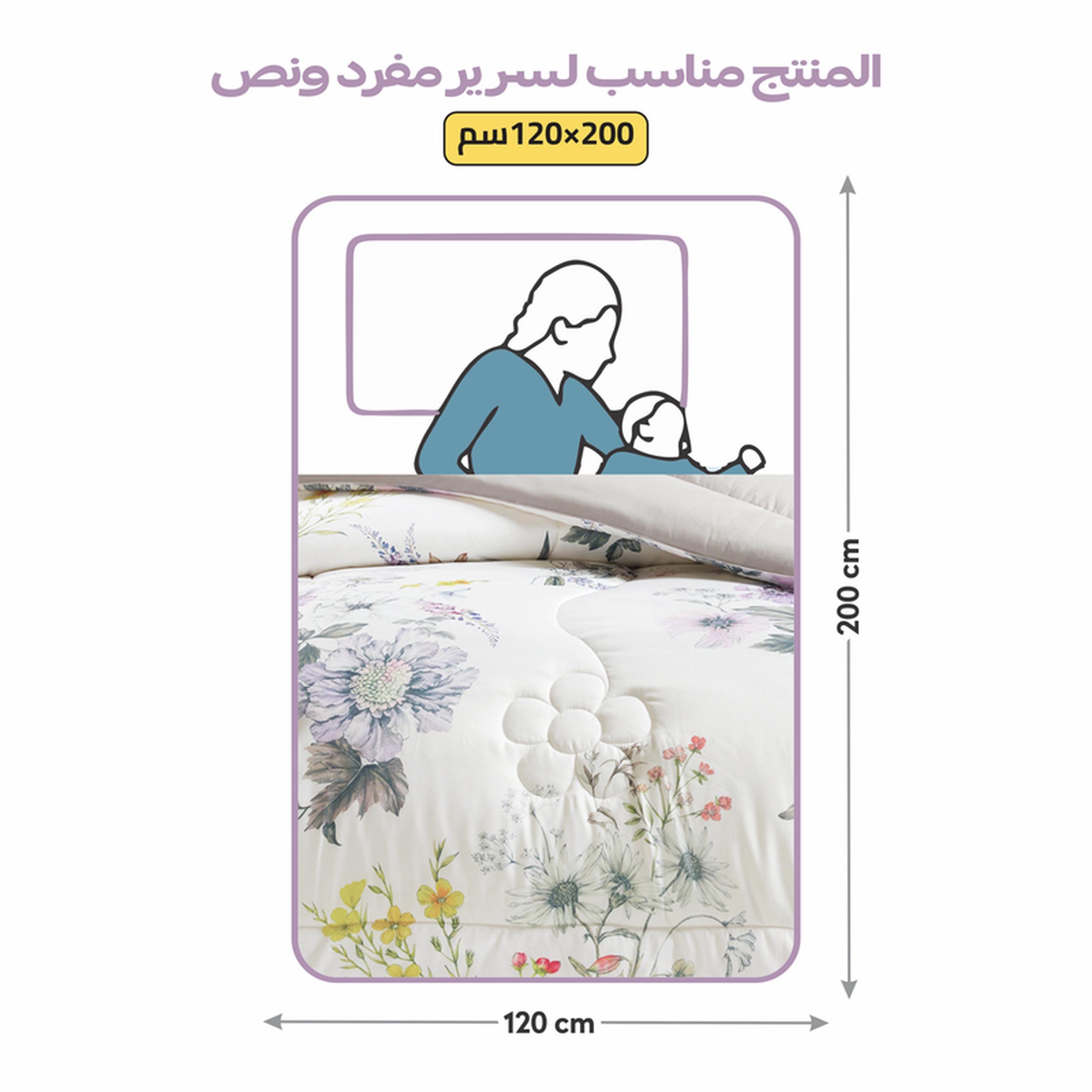Printed 4-Piece Single Comforter Set - 170x230 cms-household-bedding-comfortersandbedspreads-comforters-image-3