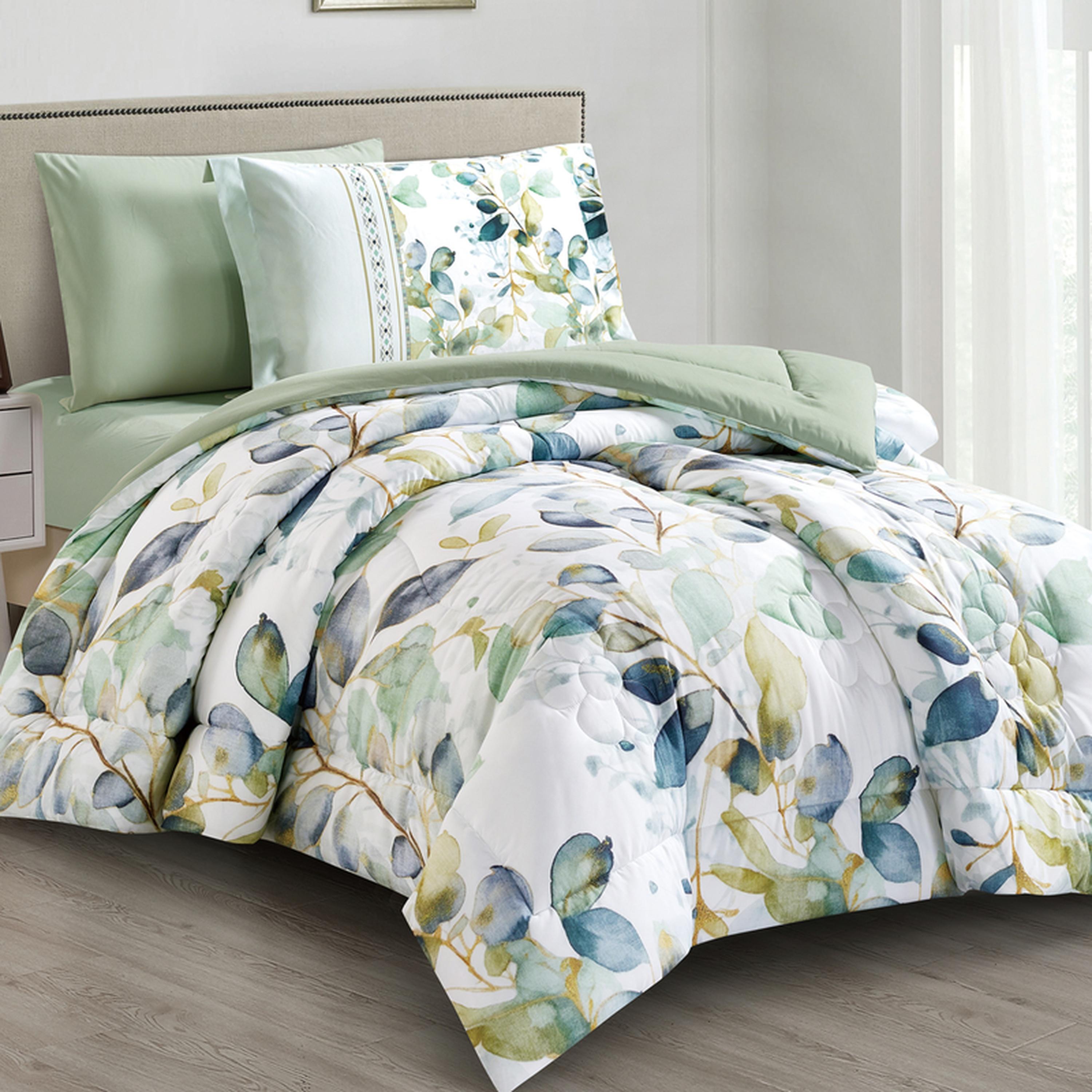 طقم لحاف فردي بطبعات 4 قطع من دوناتيلا - 170×230 سم-household-bedding-comfortersandbedspreads-comforters-image-2