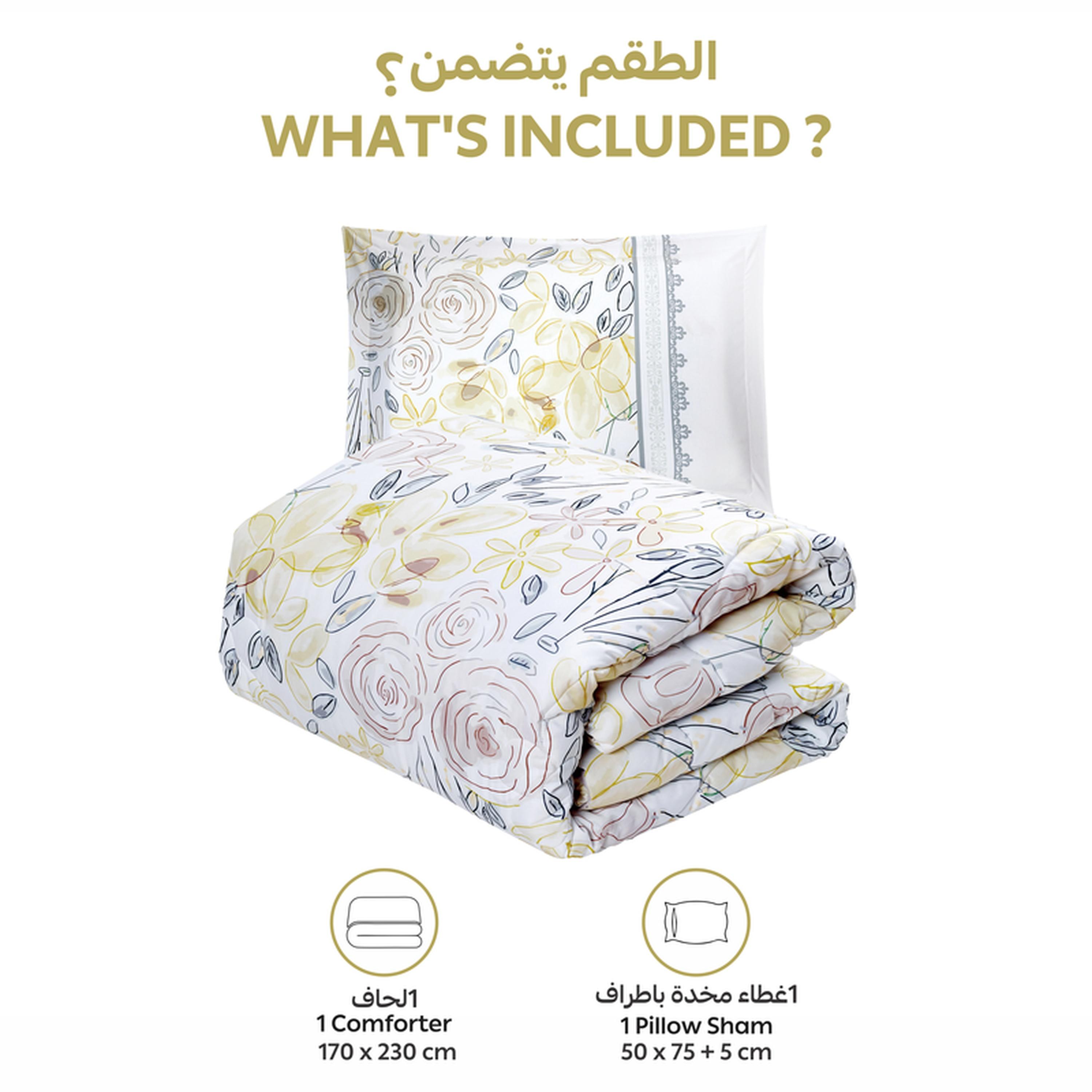 Digital Printed 2-Piece Single Comforter Set - 170x230 cms-household-bedding-comfortersandbedspreads-comforters-image-4
