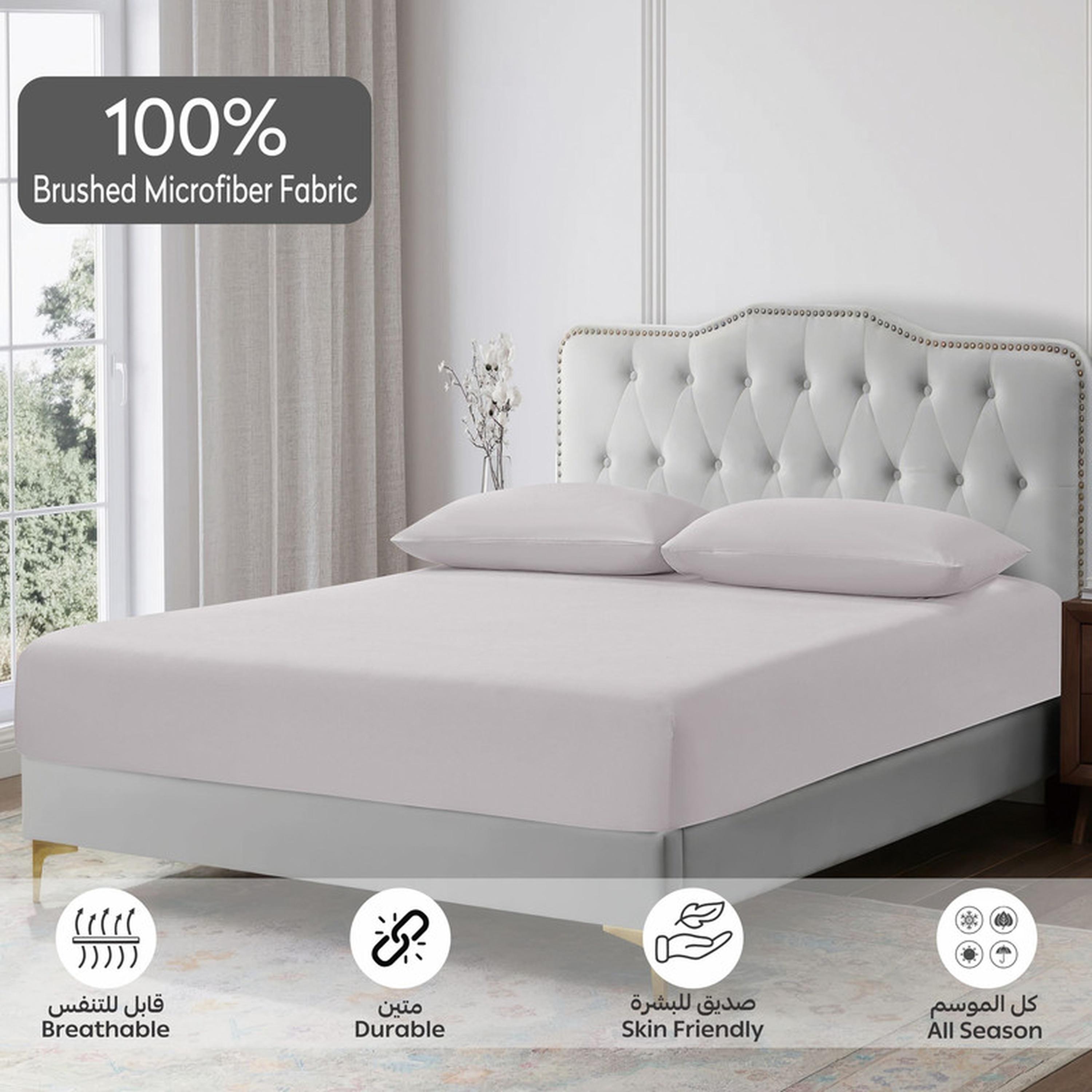 Striped 3-Piece Super King Fitted Sheet Set - 200x200 cm-household-bedding-sheetsandpillowcases-fittedsheets-image-5