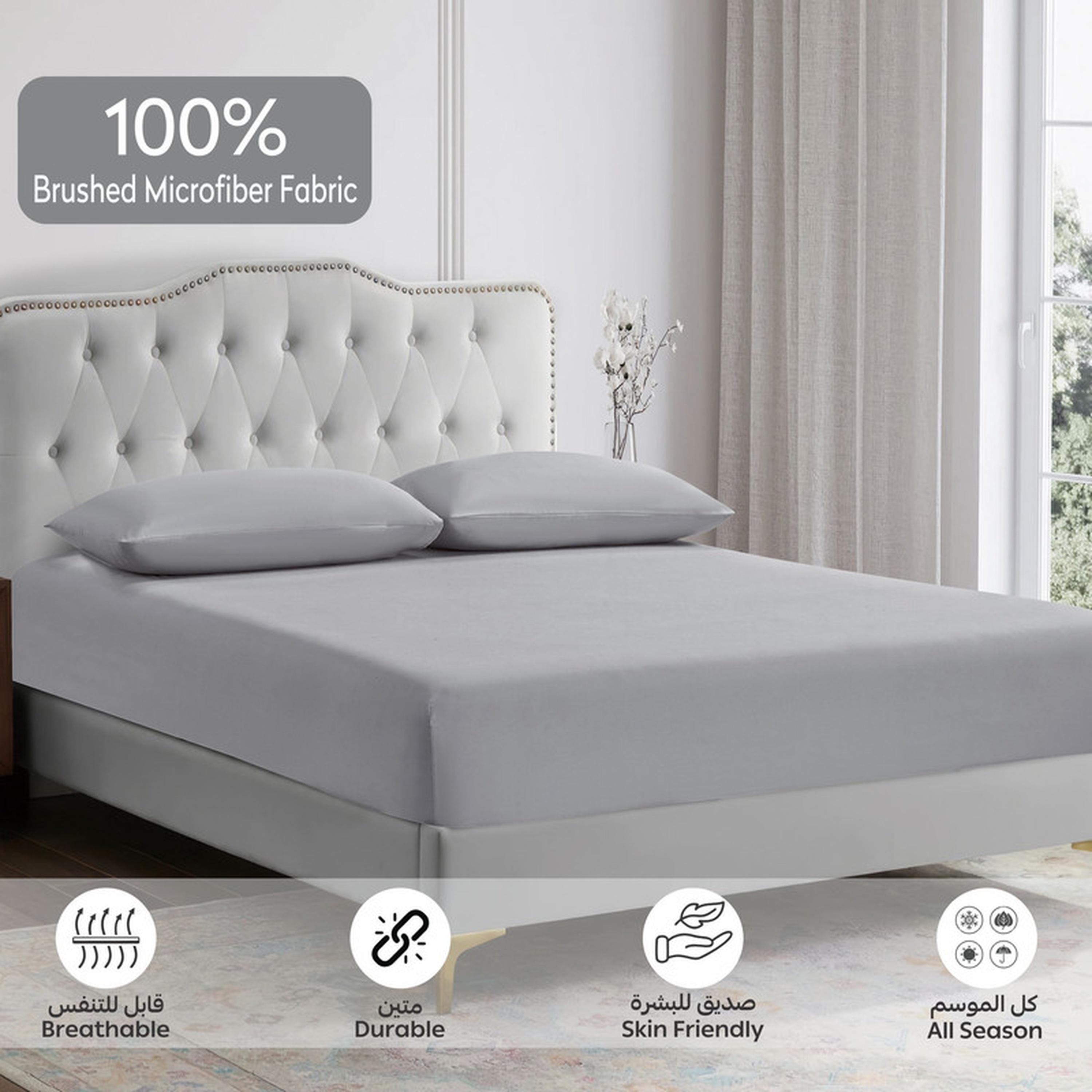 Striped 3-Piece Super King Fitted Sheet Set - 200x200 cm-household-bedding-sheetsandpillowcases-fittedsheets-image-5