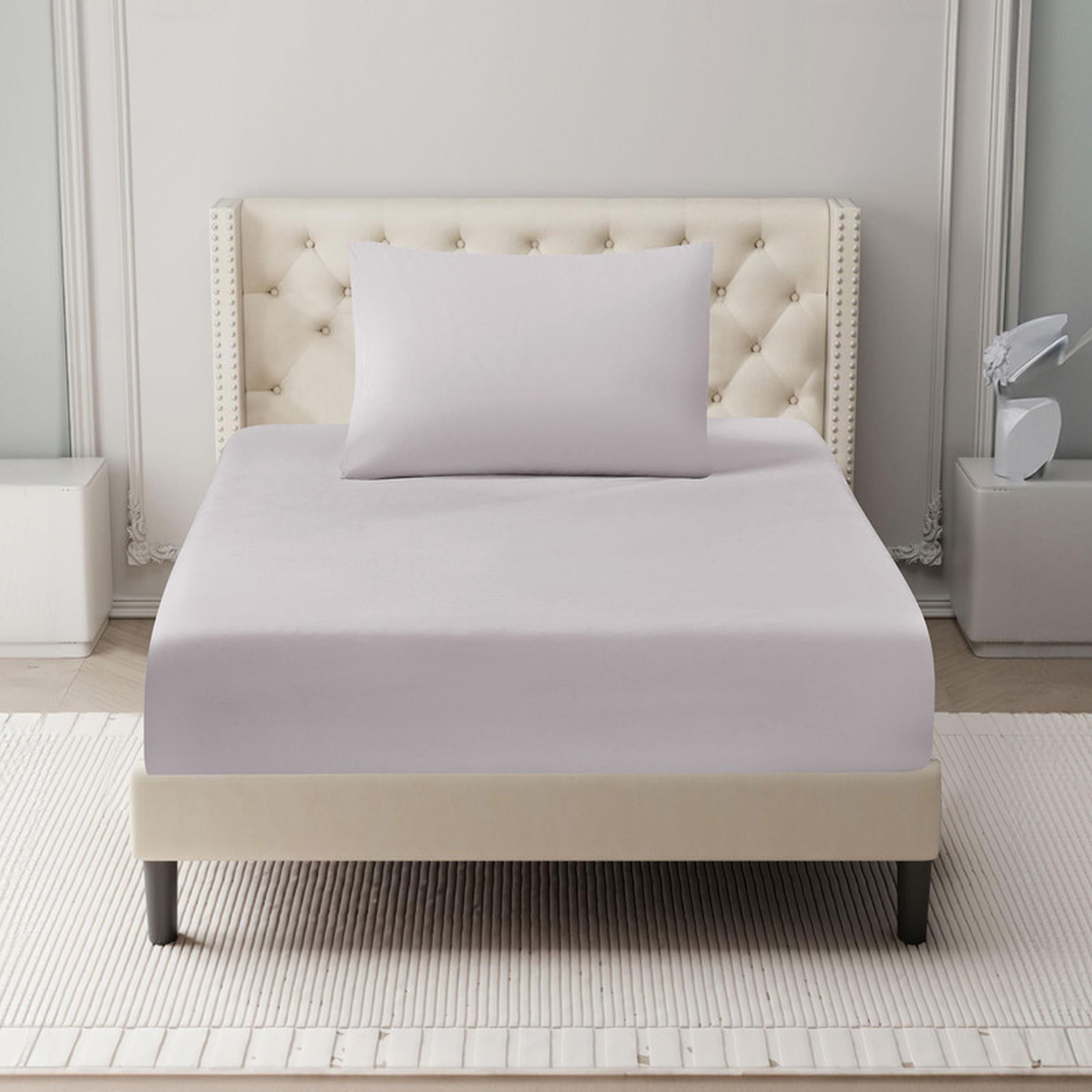 Deep Pocket 2-Piece Twin Fitted Sheet Set - 120x200 cms-household-bedding-sheetsandpillowcases-fittedsheets-image-1