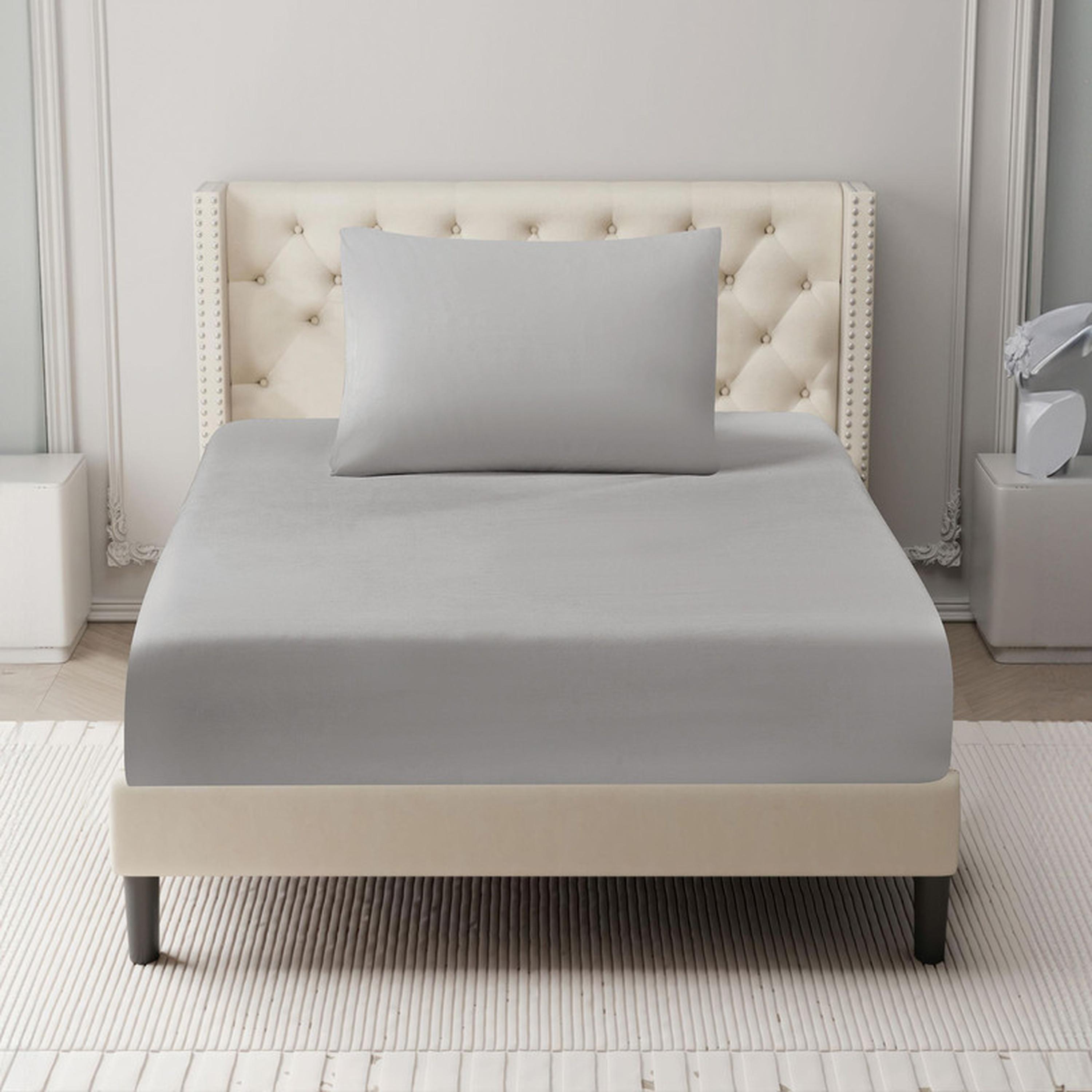 Deep Pocket 2-Piece Twin Fitted Sheet Set - 120x200 cms-household-bedding-sheetsandpillowcases-fittedsheets-image-1