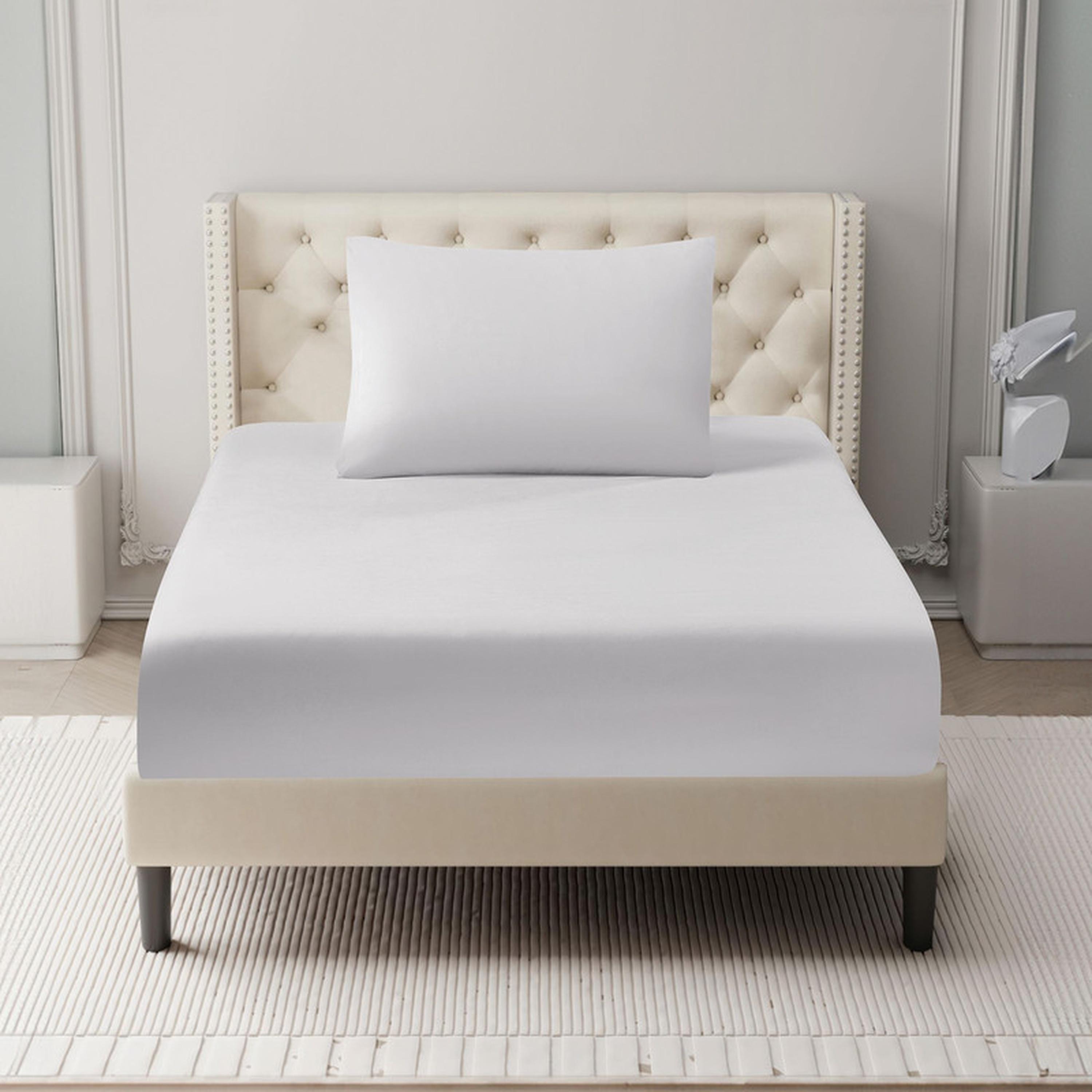 Deep Pocket 2-Piece Twin Fitted Sheet Set - 120x200 cms-household-bedding-sheetsandpillowcases-fittedsheets-image-1
