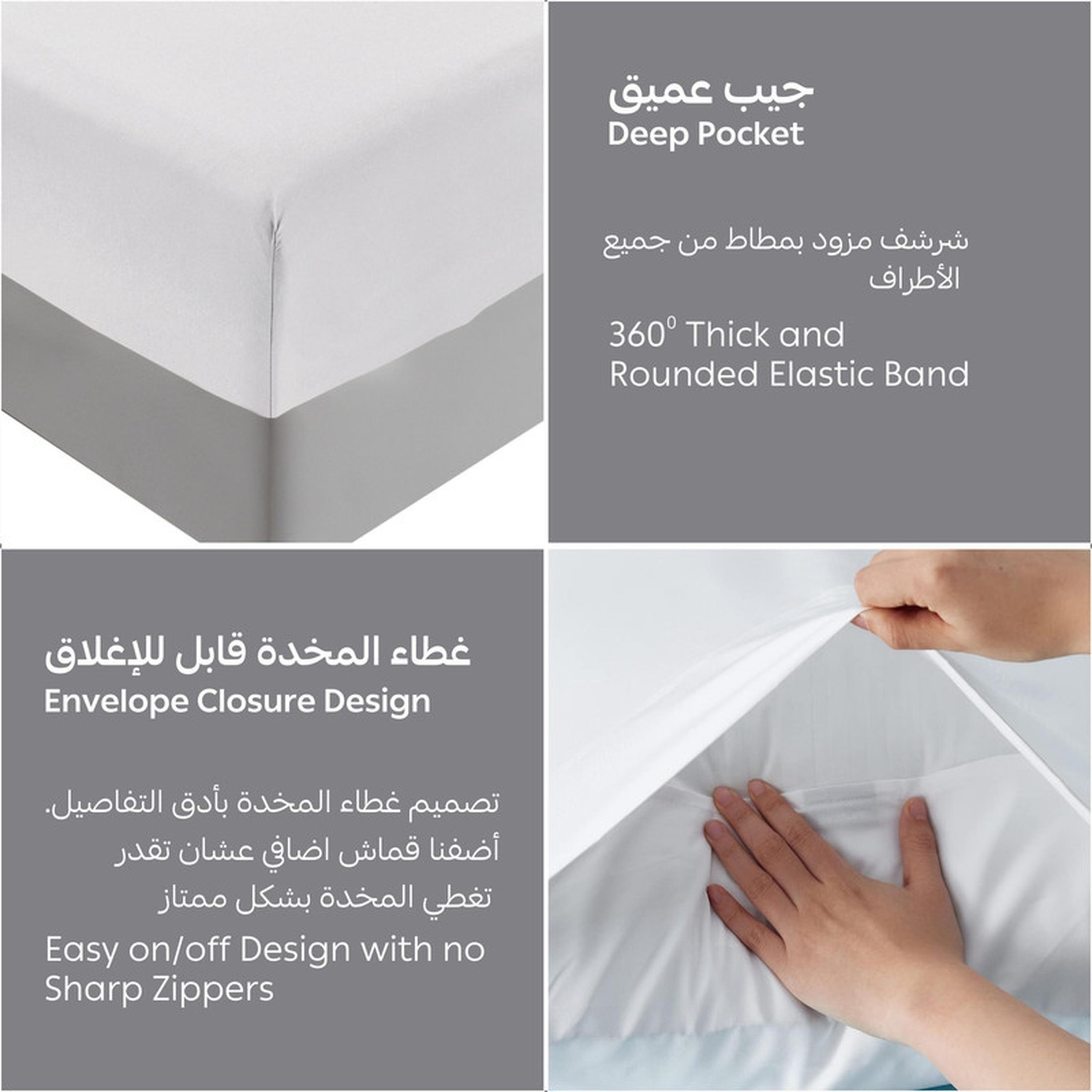 Deep Pocket 2-Piece Twin Fitted Sheet Set - 120x200 cms-household-bedding-sheetsandpillowcases-fittedsheets-image-6
