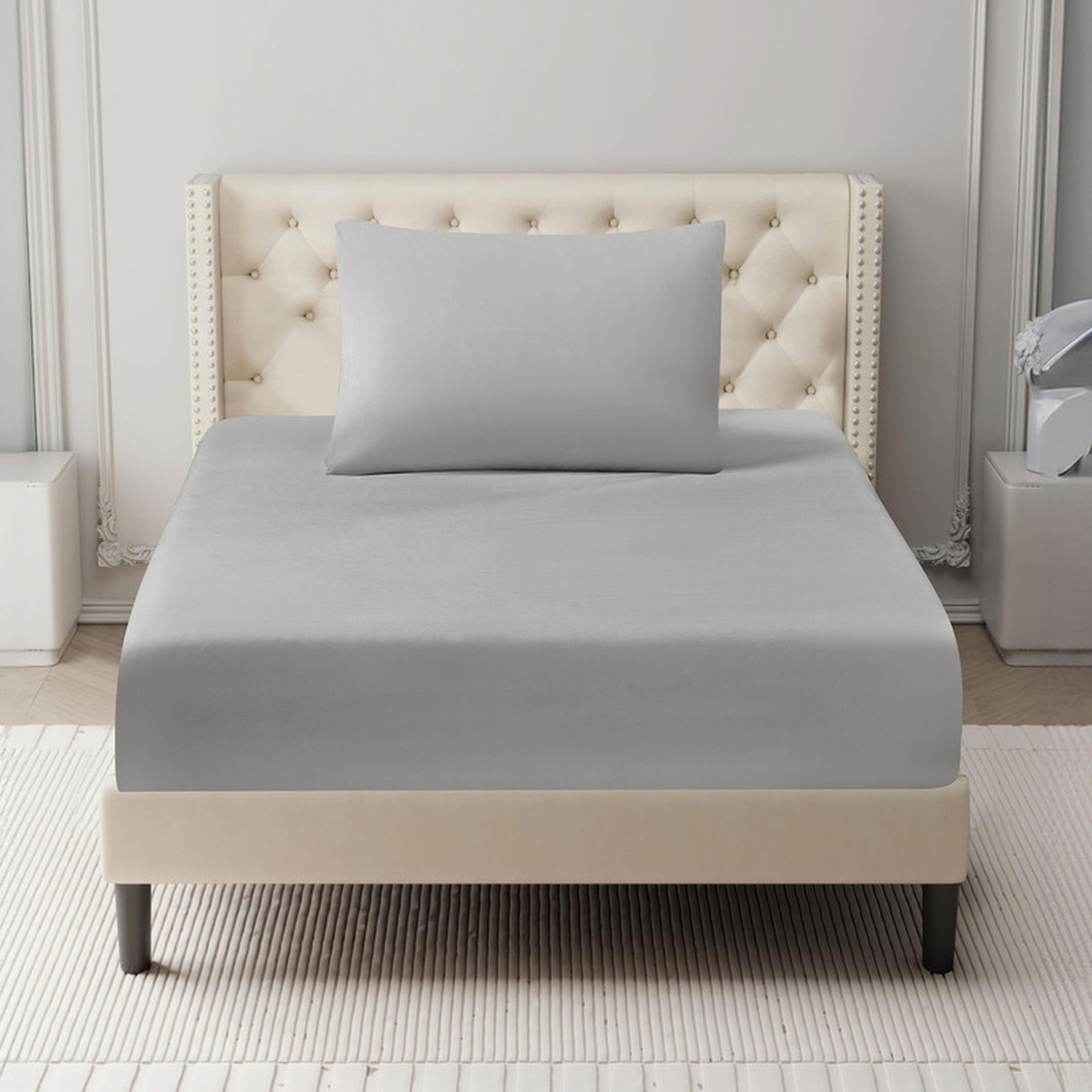 Deep Pocket 2-Piece Twin Fitted Sheet Set - 120x200 cms-household-bedding-sheetsandpillowcases-fittedsheets-image-1