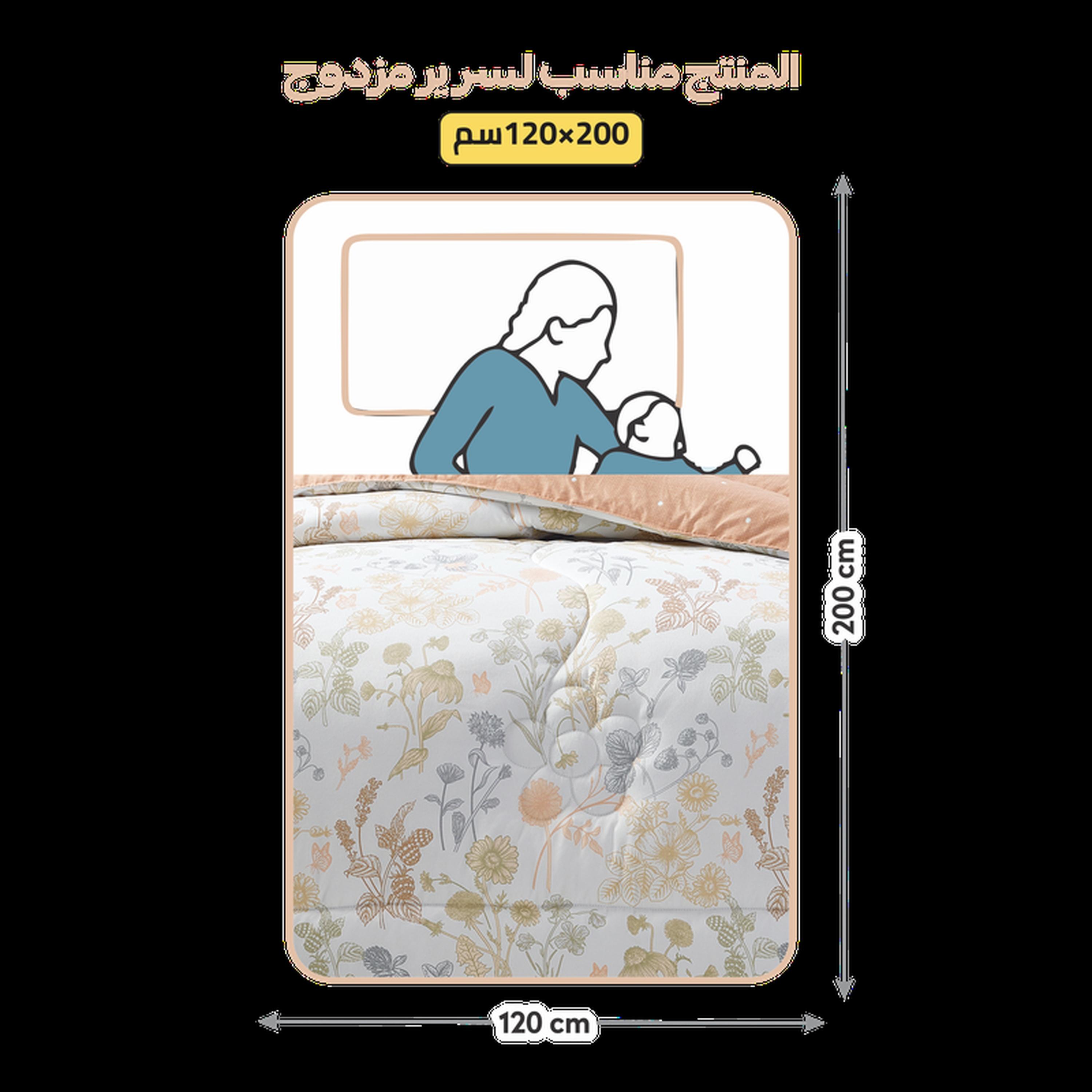 طقم لحاف كينج مربعات 6 قطع من دونتيلا - 240×260 سم-household-bedding-comfortersandbedspreads-comforters-image-37