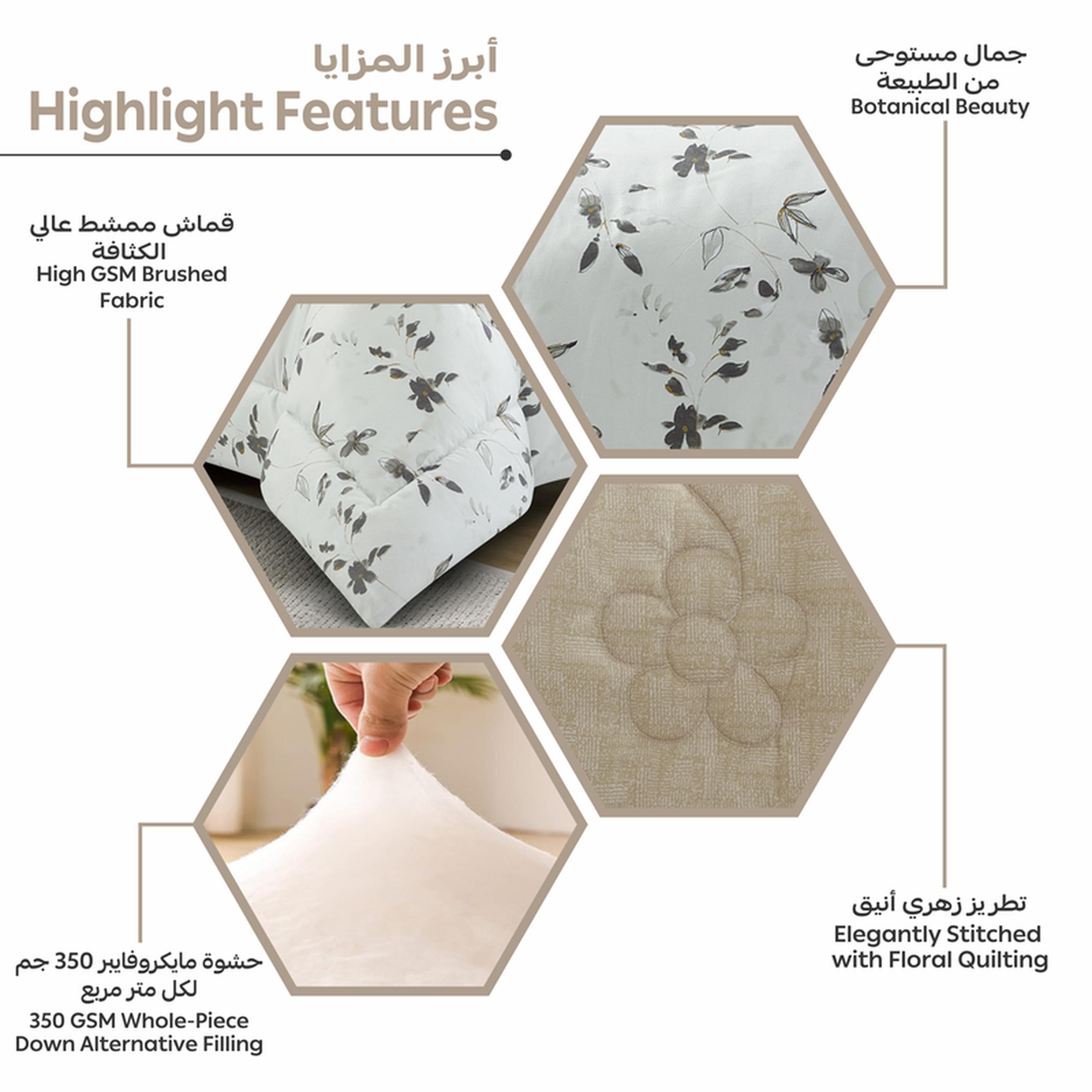 طقم لحاف وشرشف توين 4 قطع بطبعات من دونتيلا - 170x230 سم-household-bedding-comfortersandbedspreads-comforters-image-22
