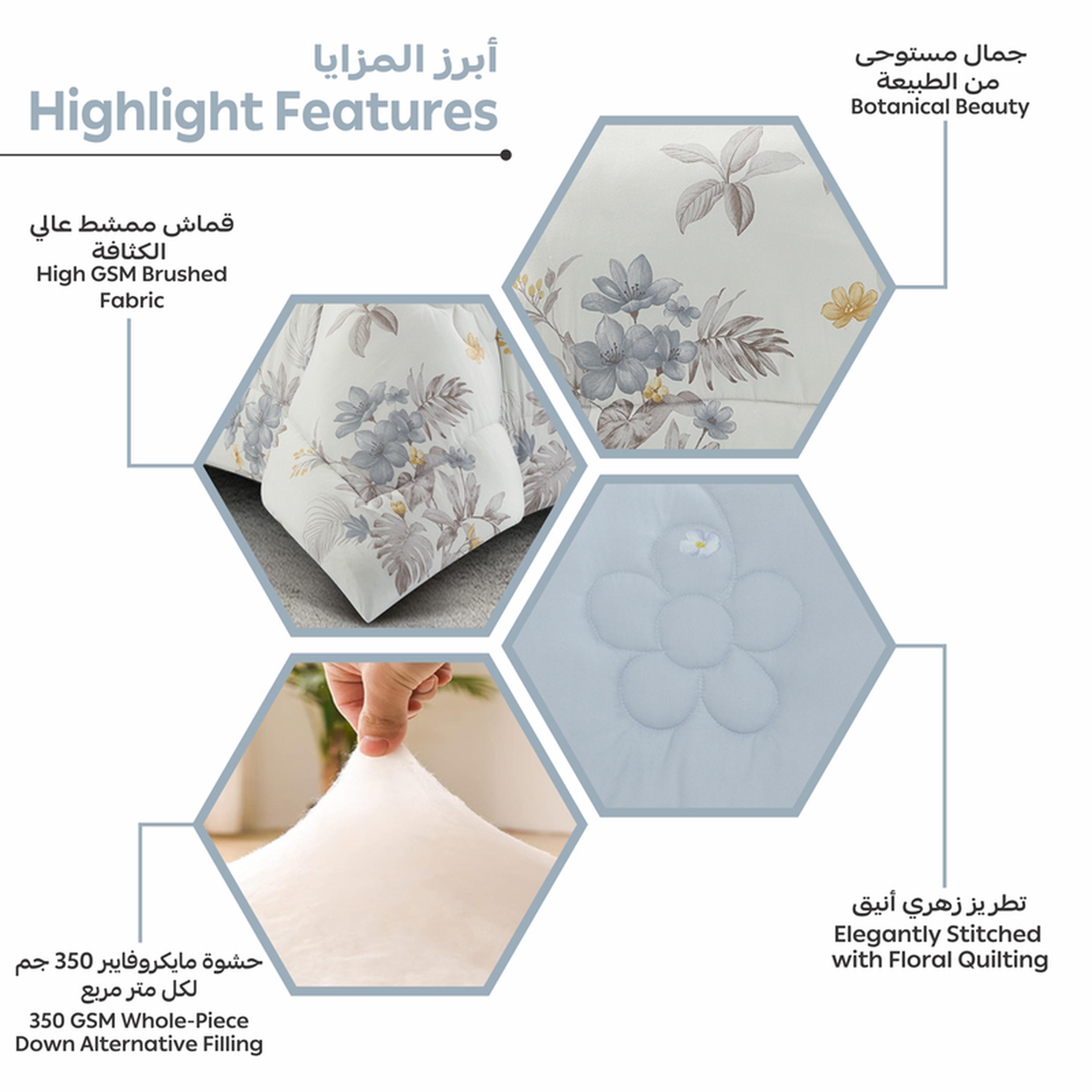 طقم لحاف وشرشف توين 4 قطع بطبعات من دونتيلا - 170x230 سم-household-bedding-comfortersandbedspreads-comforters-image-16