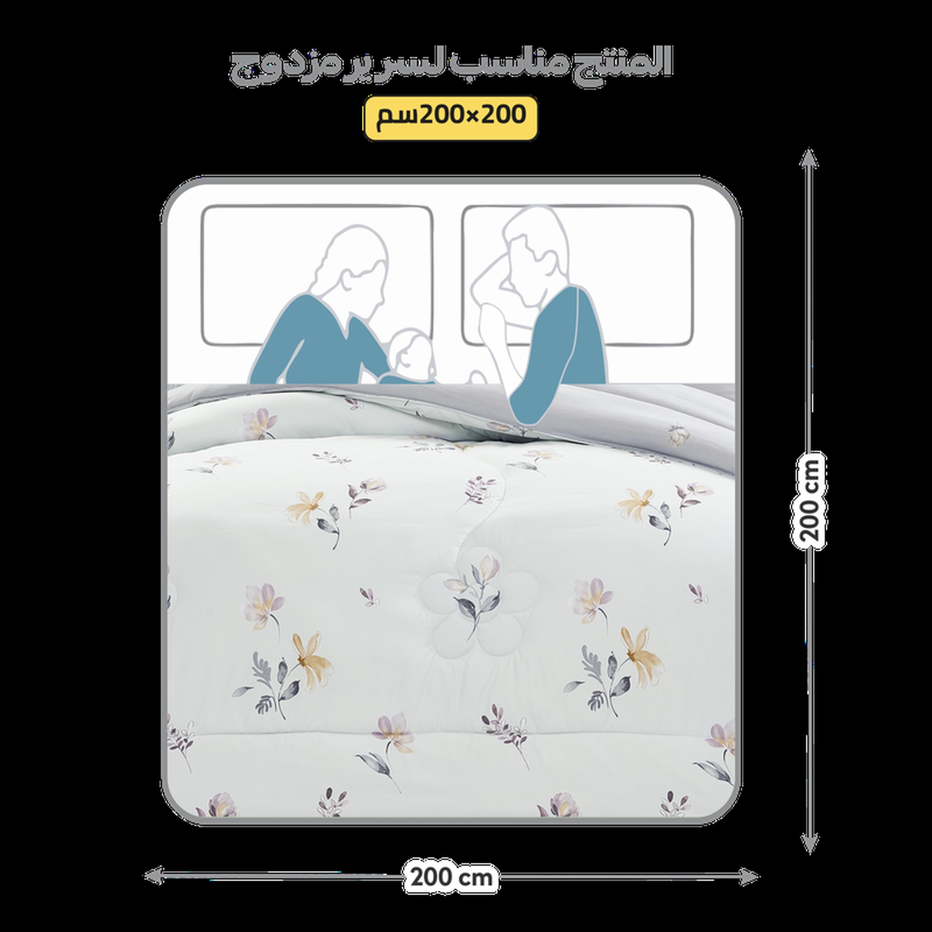 طقم لحاف وشرشف كينج بطبعات 6 قطع من دونتيلا - 240×260 سم-household-bedding-comfortersandbedspreads-bedinabag-image-3
