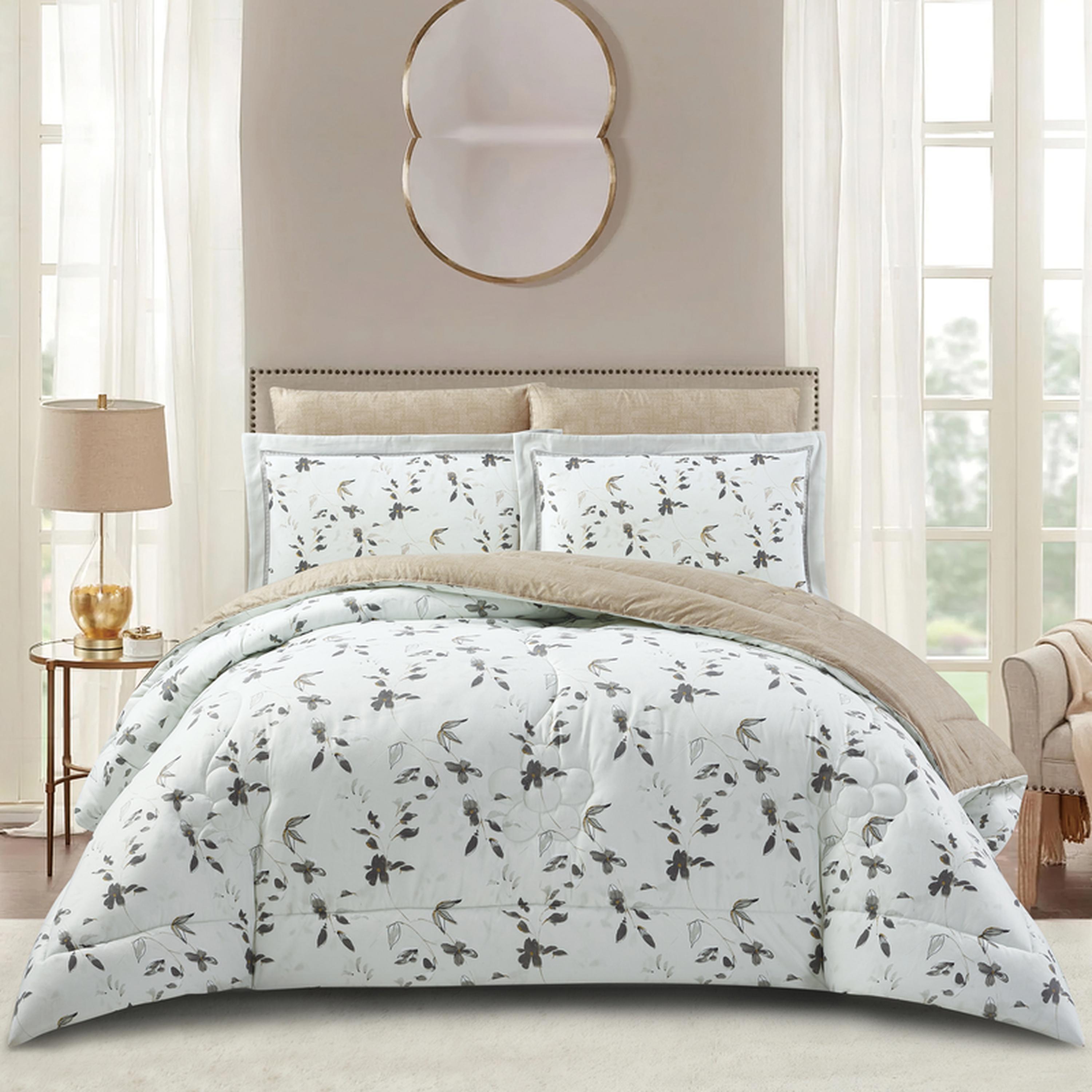 طقم لحاف كينج مربعات 6 قطع من دونتيلا - 240×260 سم-household-bedding-comfortersandbedspreads-comforters-image-15