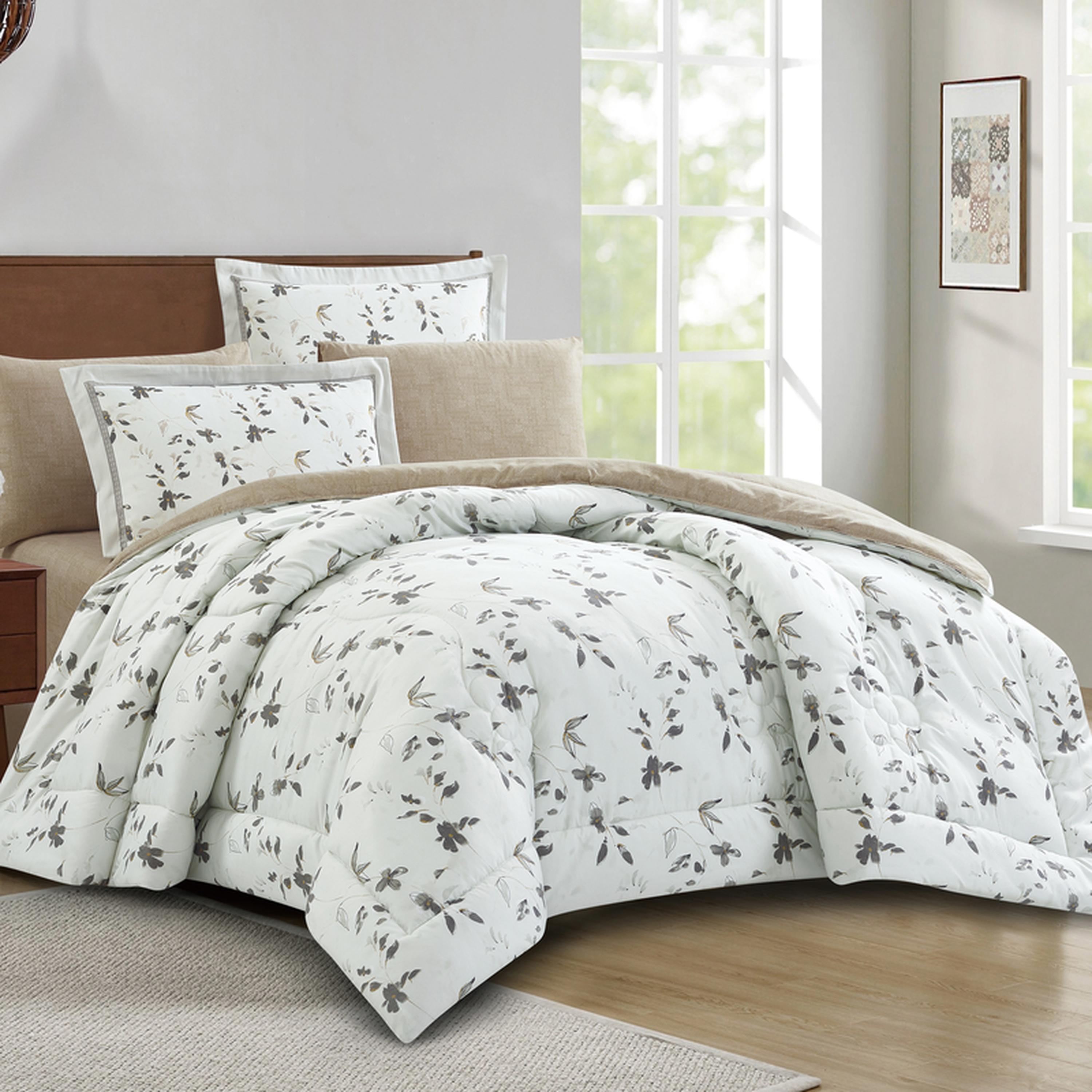 طقم لحاف كينج مربعات 6 قطع من دونتيلا - 240×260 سم-household-bedding-comfortersandbedspreads-comforters-image-16