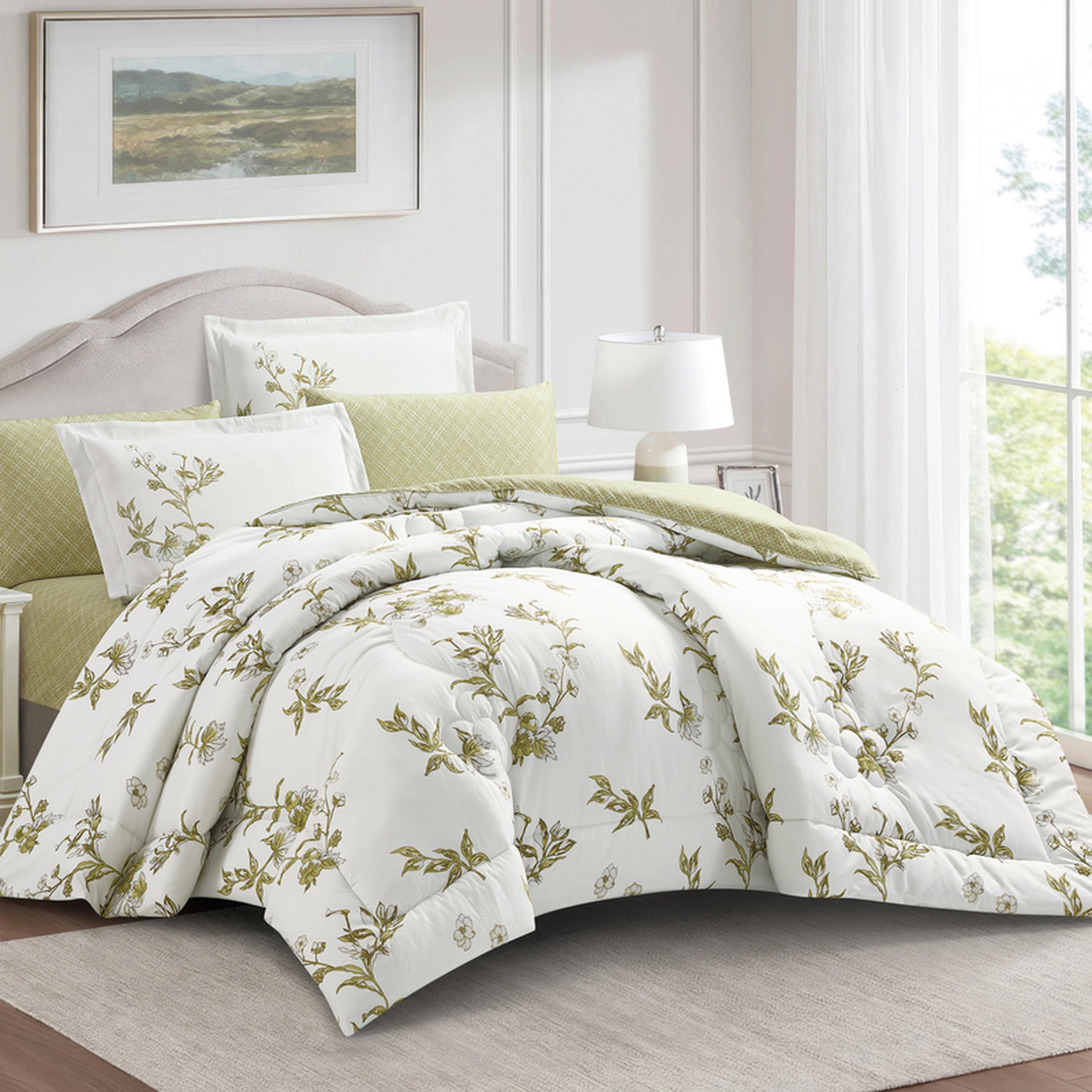 طقم لحاف كينج مربعات 6 قطع من دونتيلا - 240×260 سم-household-bedding-comfortersandbedspreads-comforters-image-9