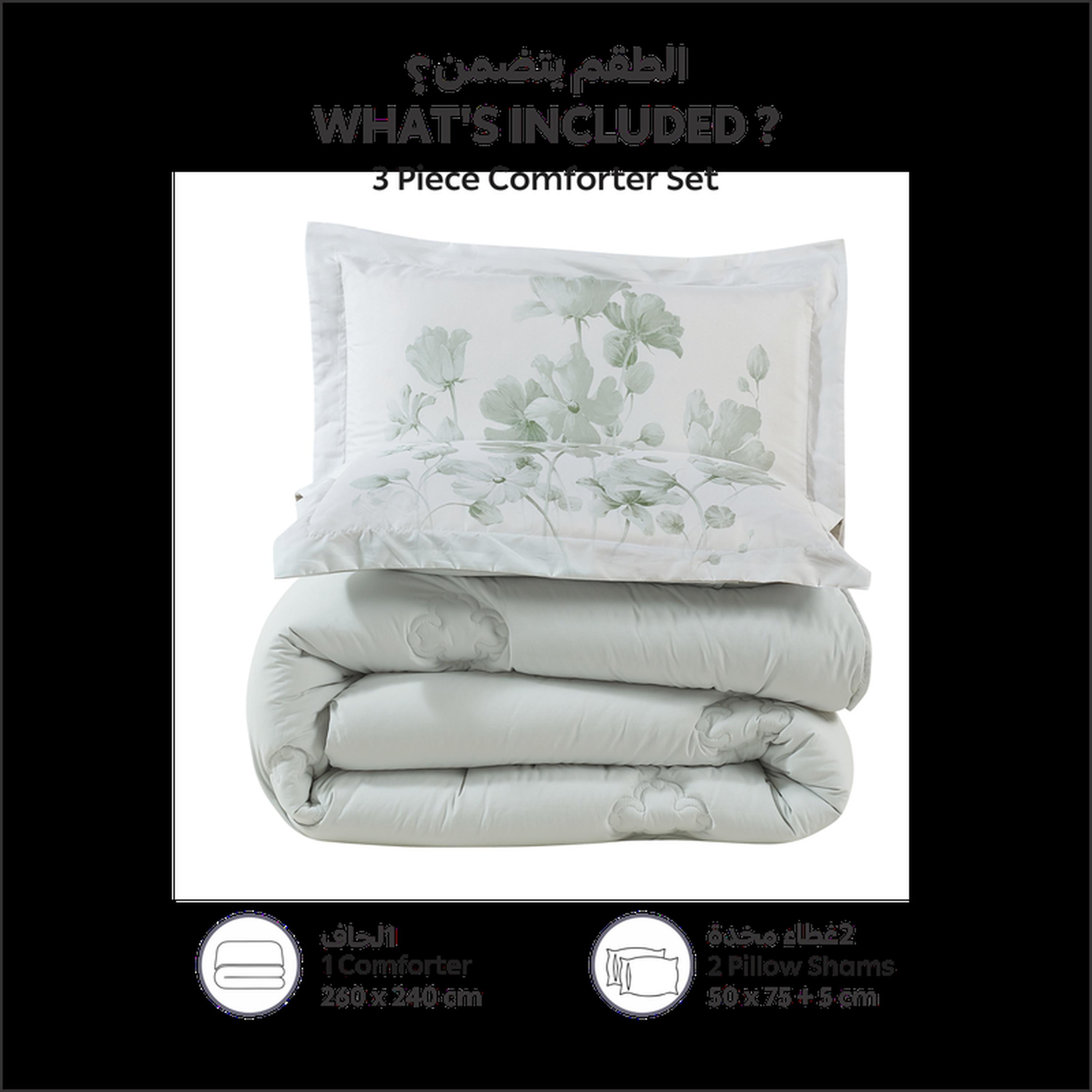 Digital Printed 3-Piece King Comforter Set - 240x260 cm-household-bedding-comfortersandbedspreads-comforters-image-3