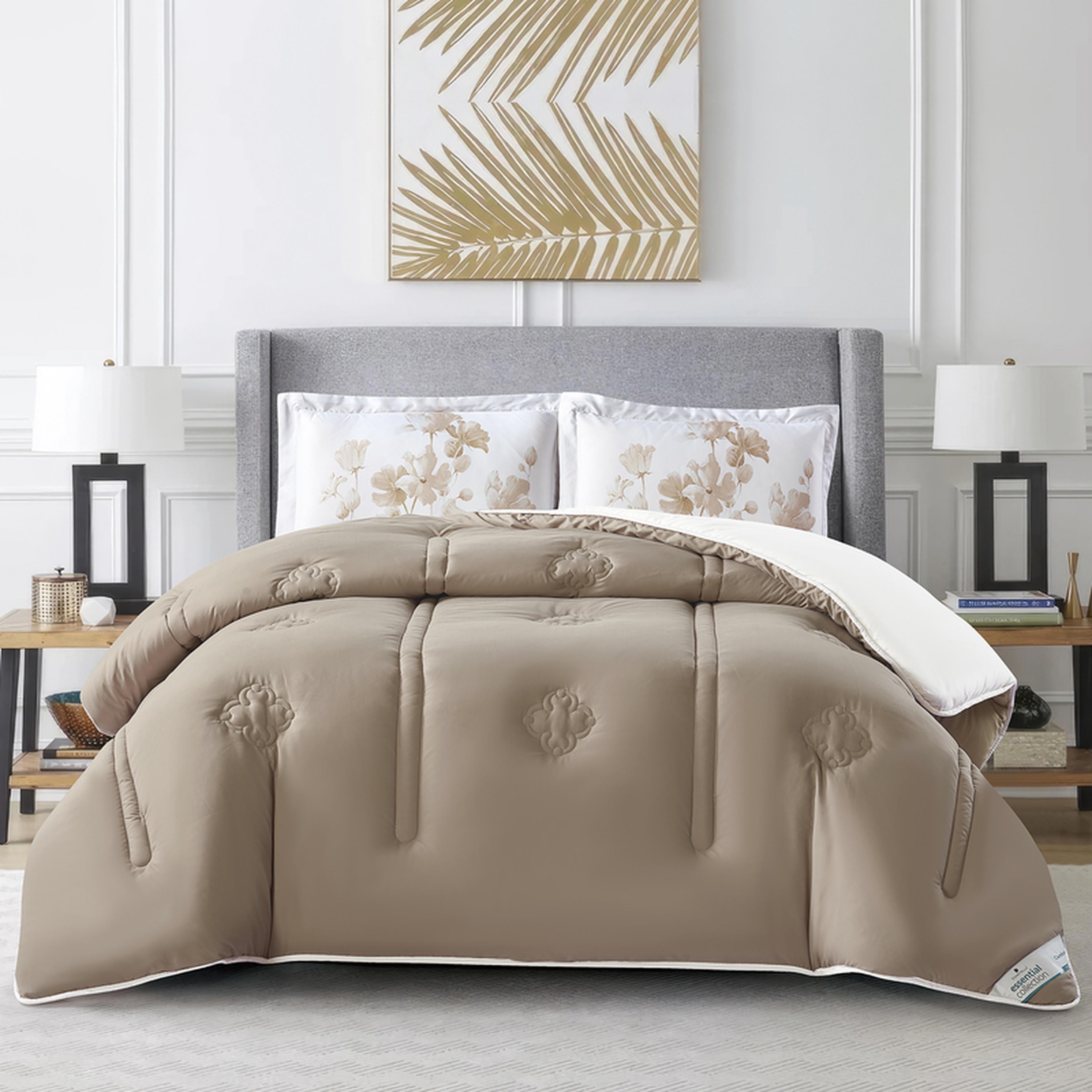 طقم لحاف كينج 3 قطع بطبعات رقمية من دونتيلا - 240x260 سم-household-bedding-comfortersandbedspreads-comforters-image-1