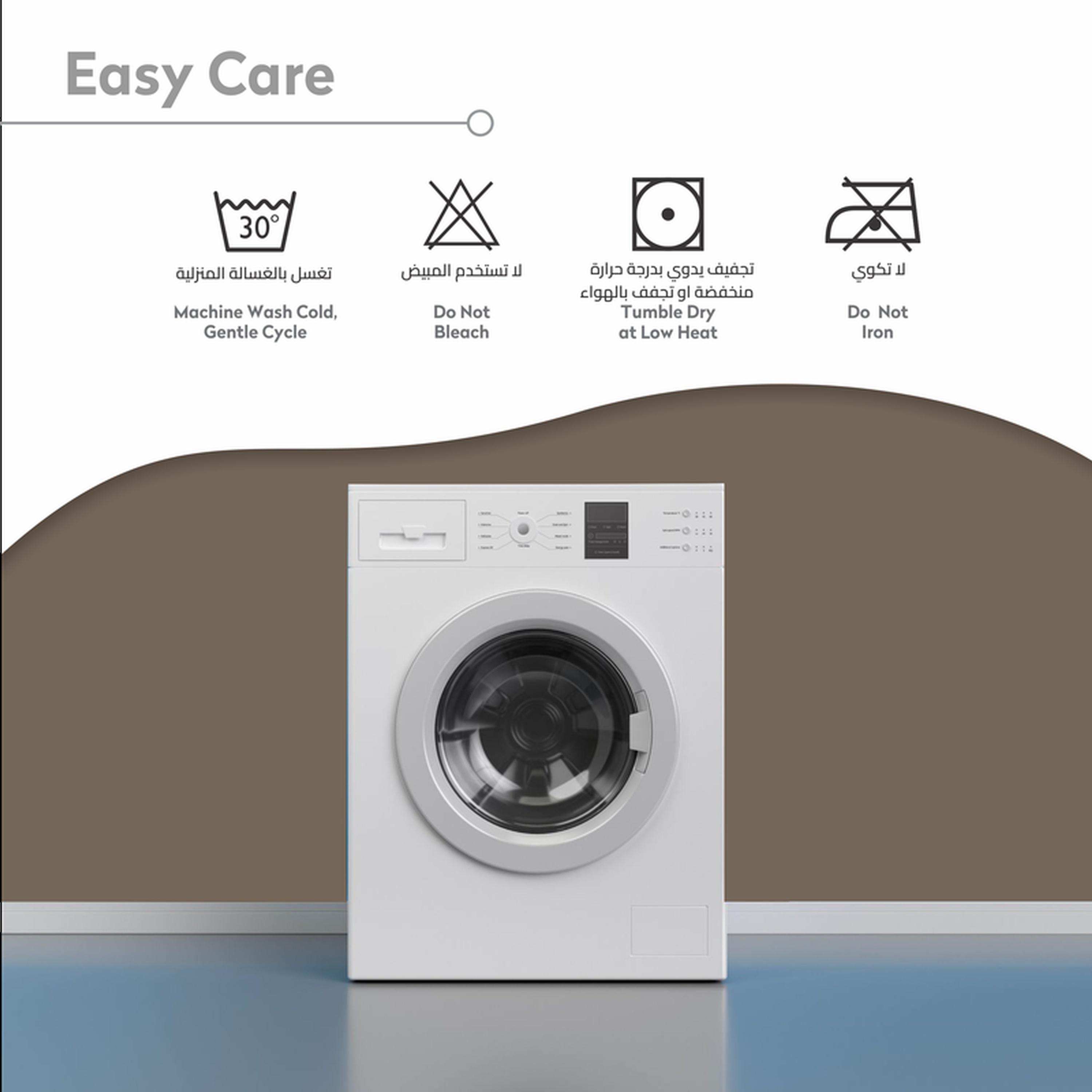 طقم لحاف كينج 3 قطع بطبعات رقمية من دونتيلا - 240x260 سم-household-bedding-comfortersandbedspreads-comforters-image-7