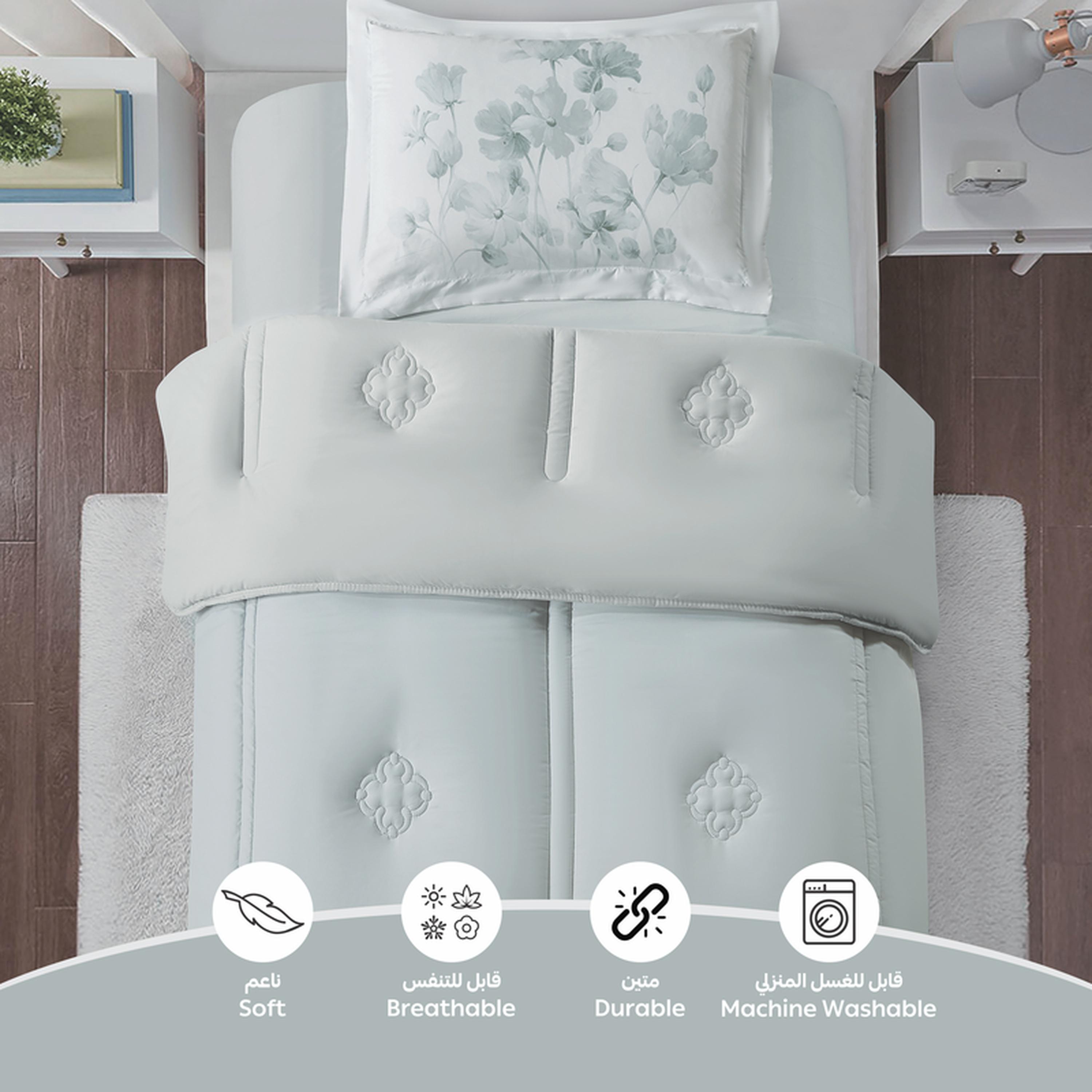 Printed 2-Piece Twin Comforter Set - 170x230 cms-household-bedding-comfortersandbedspreads-comforters-image-5
