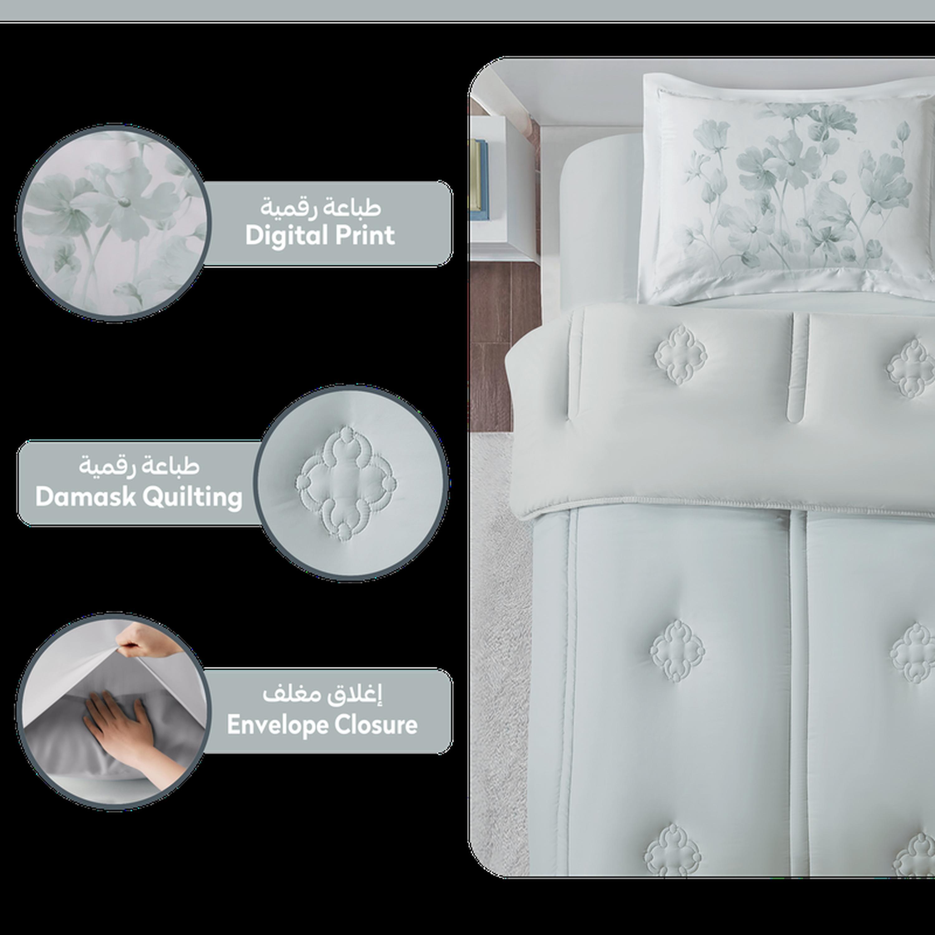 Printed 2-Piece Twin Comforter Set - 170x230 cms-household-bedding-comfortersandbedspreads-comforters-image-6