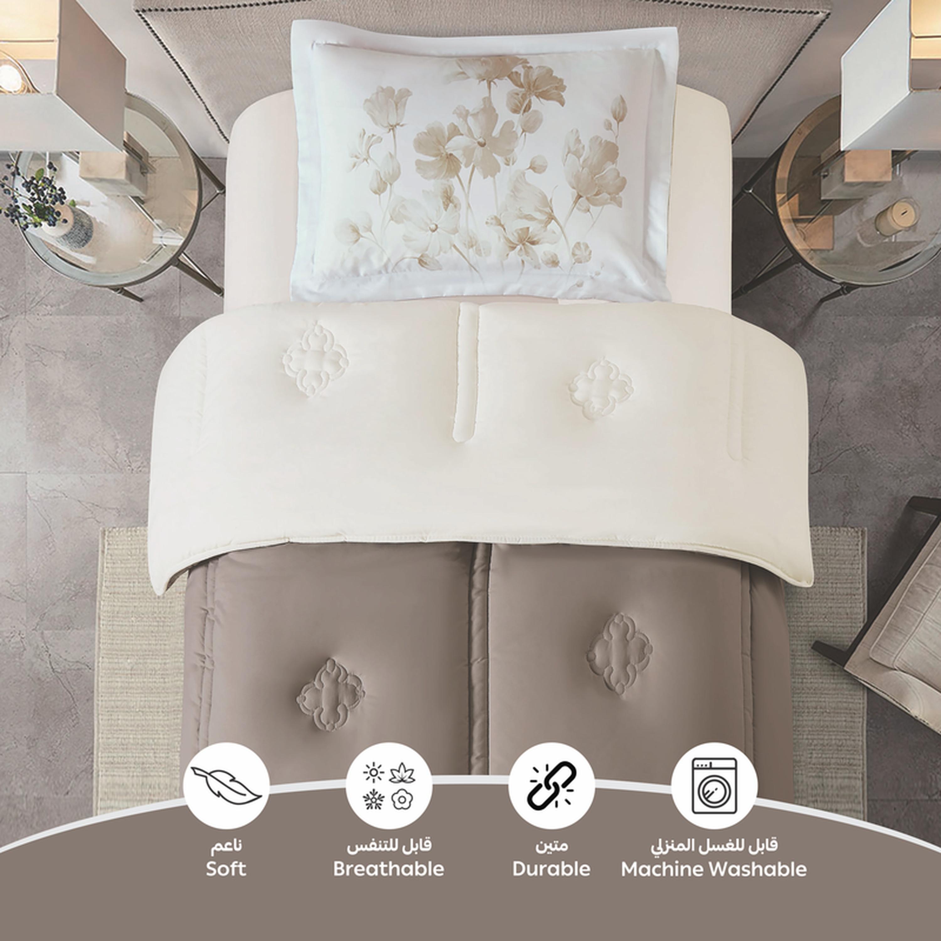 Printed 2-Piece Twin Comforter Set - 170x230 cms-household-bedding-comfortersandbedspreads-comforters-image-5