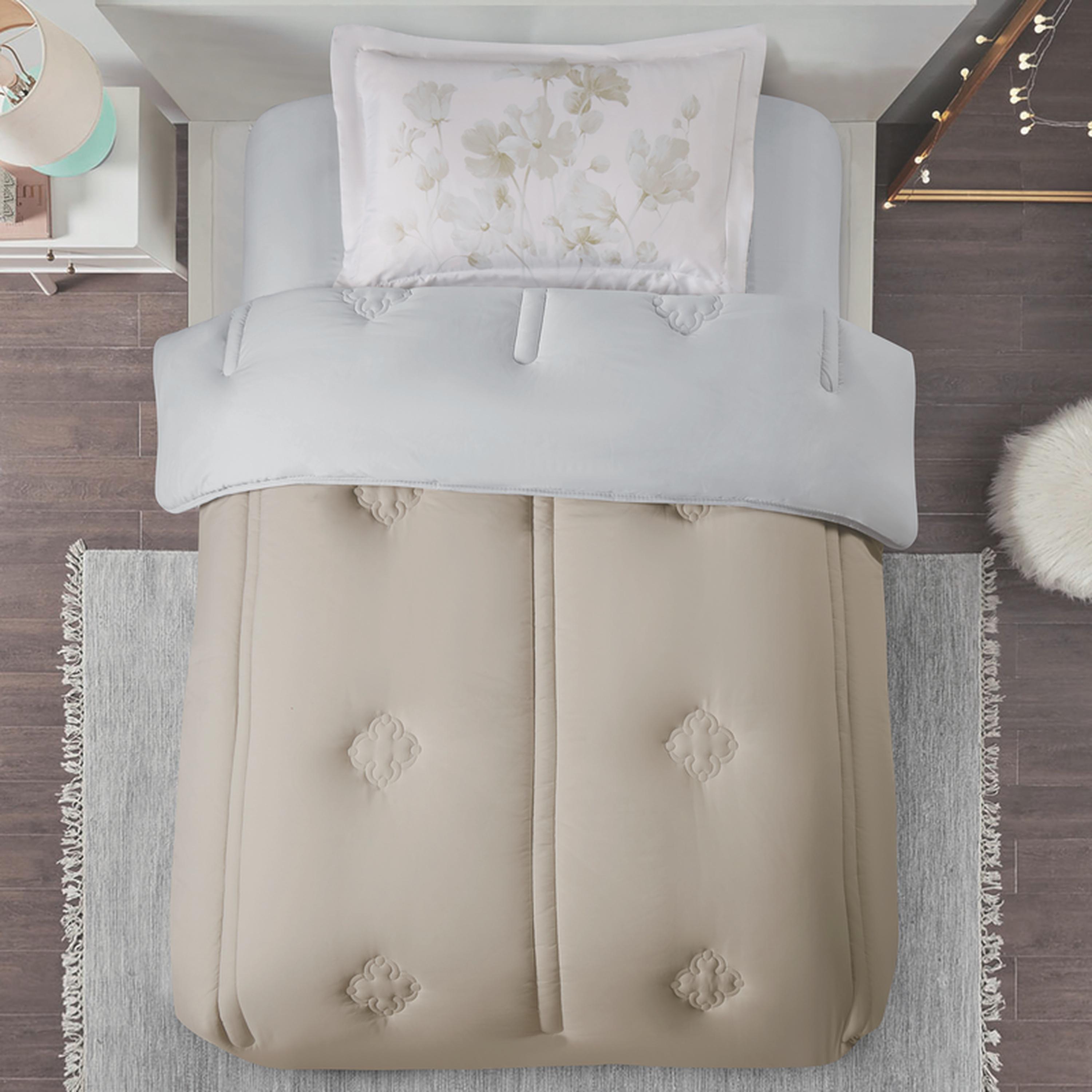 طقم لحاف توين قطعتين بطبعات من دونتيلا - 170x230 سم-household-bedding-comfortersandbedspreads-comforters-image-1