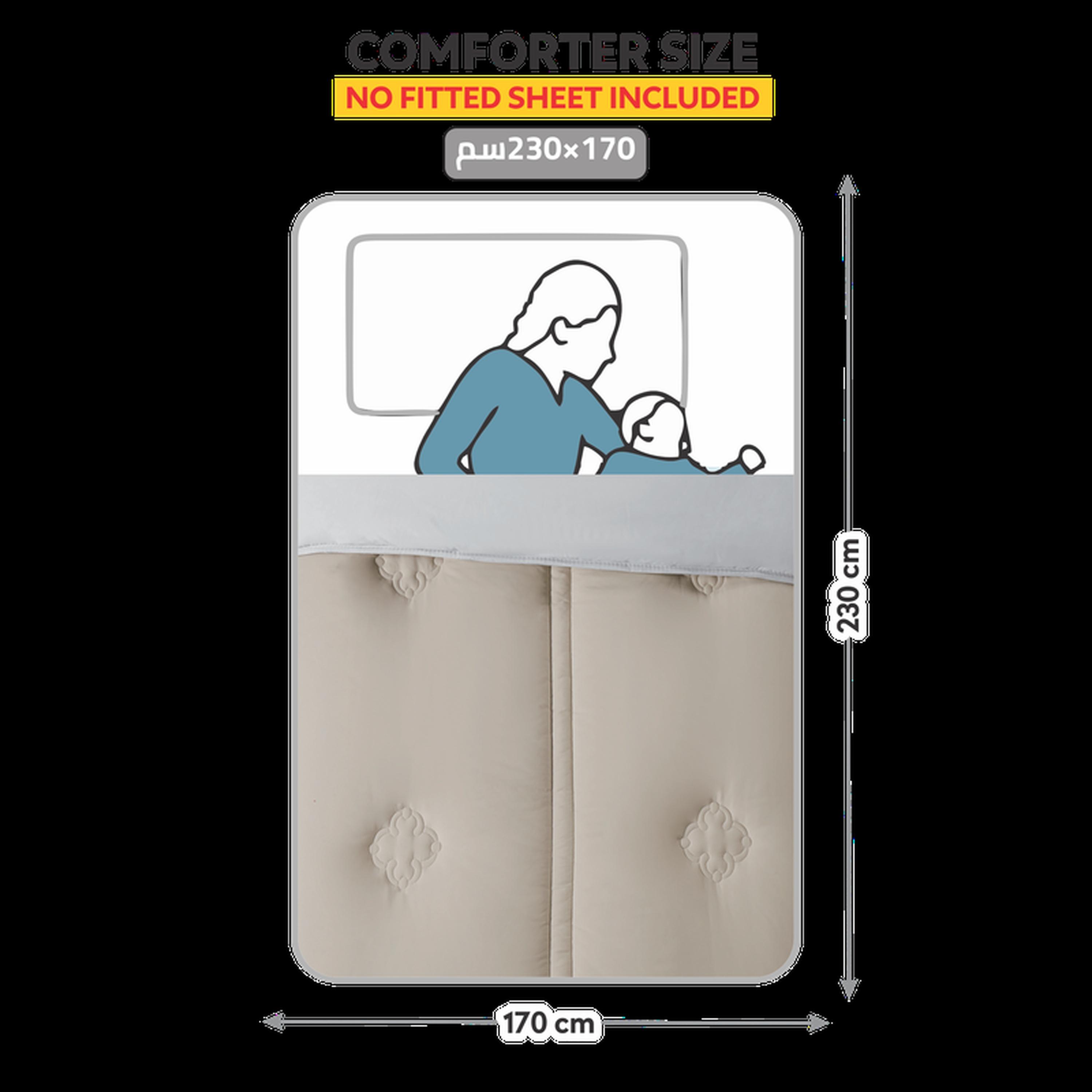طقم لحاف توين قطعتين بطبعات من دونتيلا - 170x230 سم-household-bedding-comfortersandbedspreads-comforters-image-2