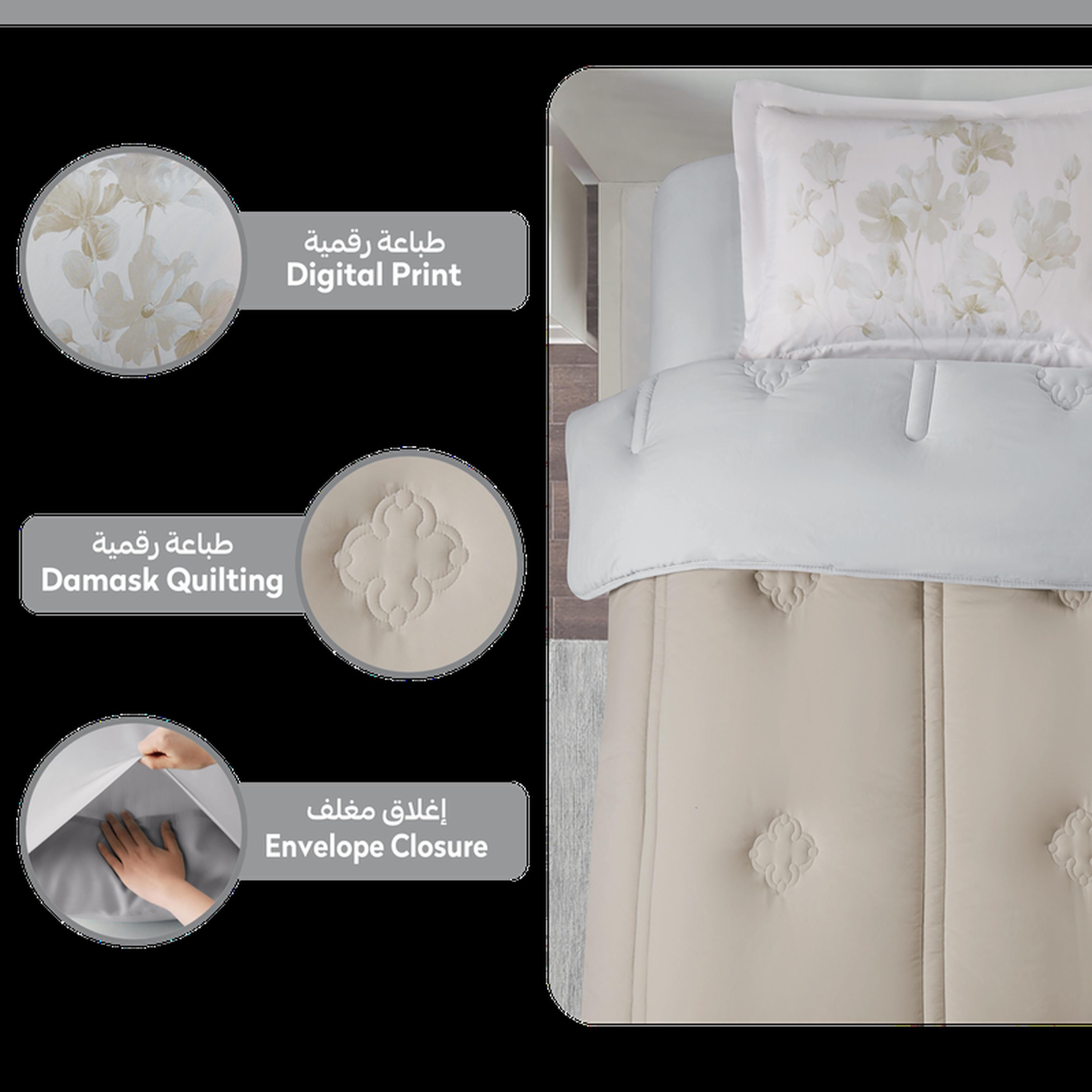 طقم لحاف توين قطعتين بطبعات من دونتيلا - 170x230 سم-household-bedding-comfortersandbedspreads-comforters-image-6