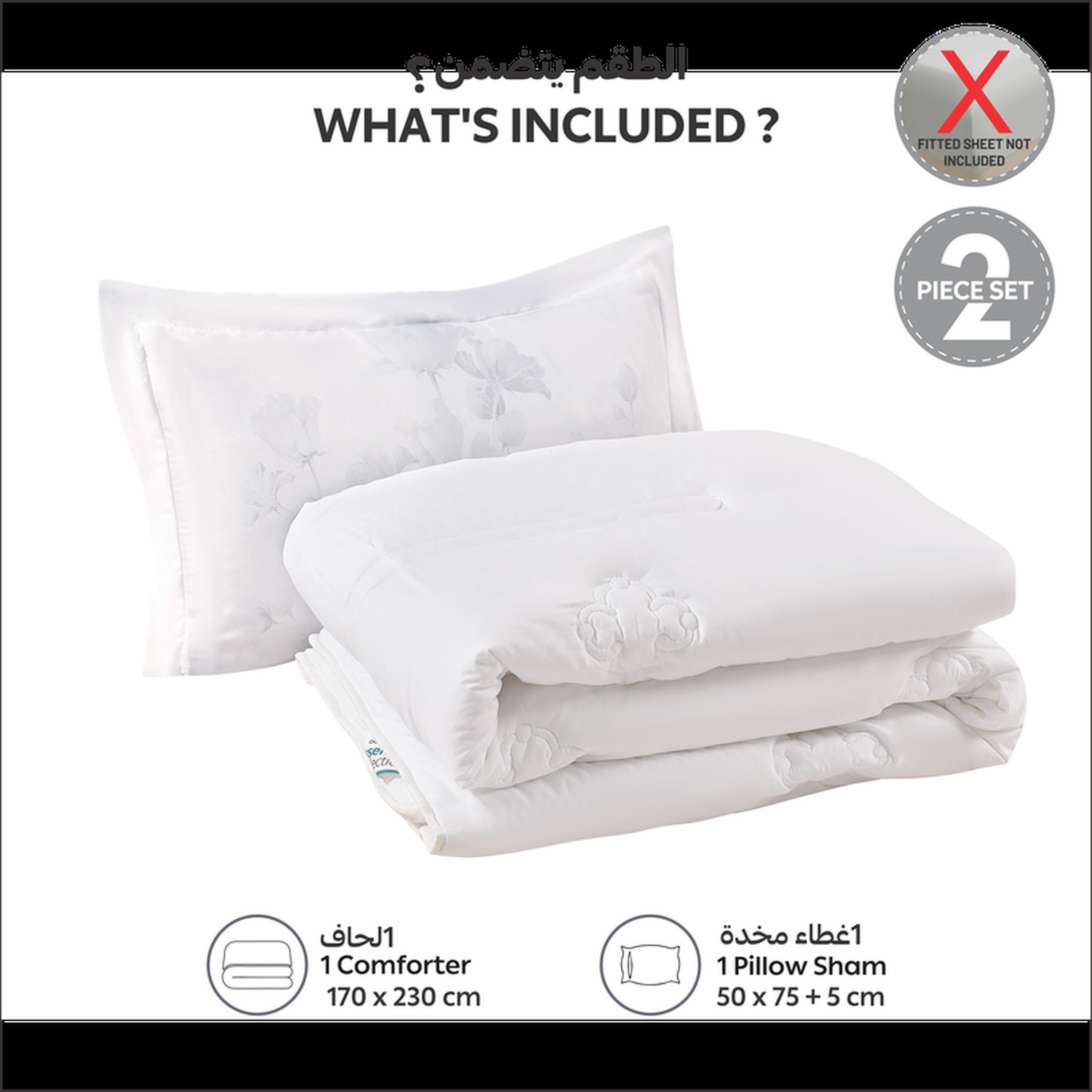 Printed 2-Piece Twin Comforter Set - 170x230 cms-household-bedding-comfortersandbedspreads-comforters-image-3