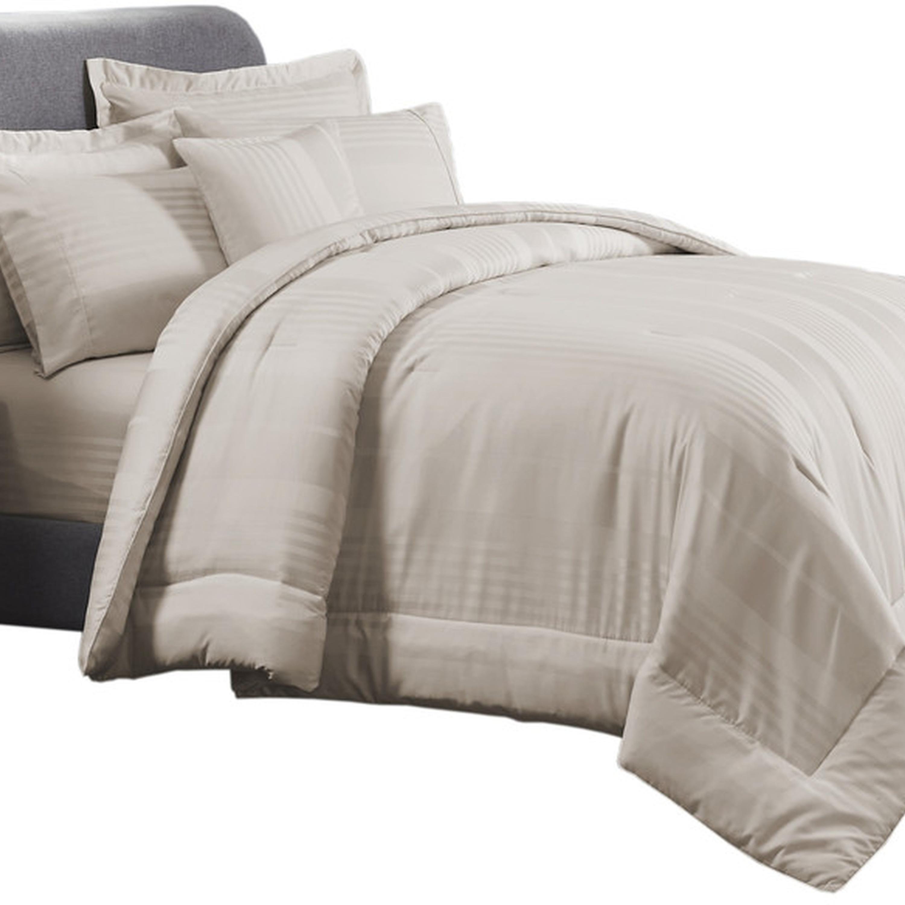 طقم لحاف كينج 6 قطع بعدد خيوط 300 من دونتيلا - 240×260 سم-household-bedding-comfortersandbedspreads-comforters-image-57