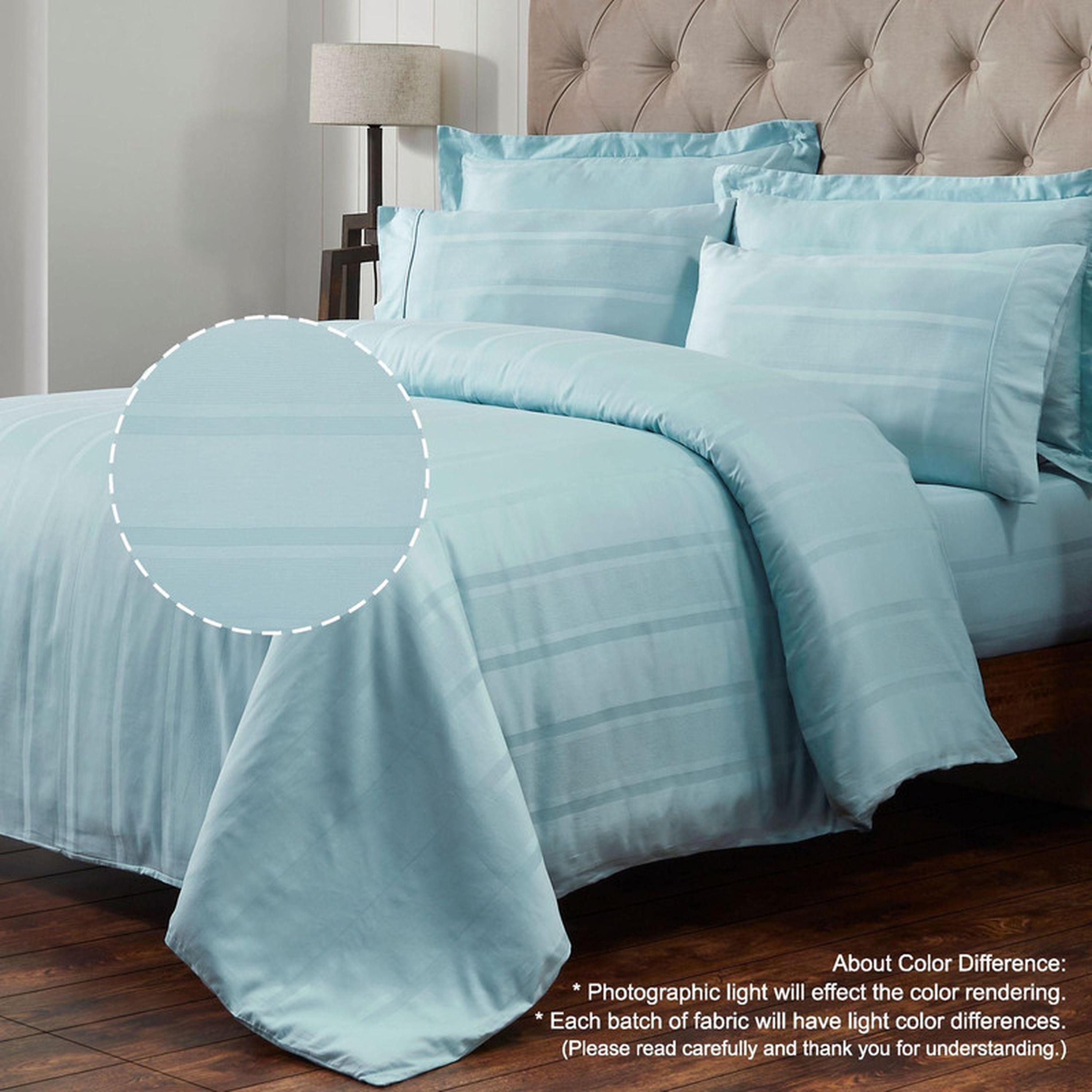 طقم لحاف كينج مخطط 6 قطع من دونتيلا - 240×260 سم-household-bedding-duvetandcovers-duvetcovers-image-2