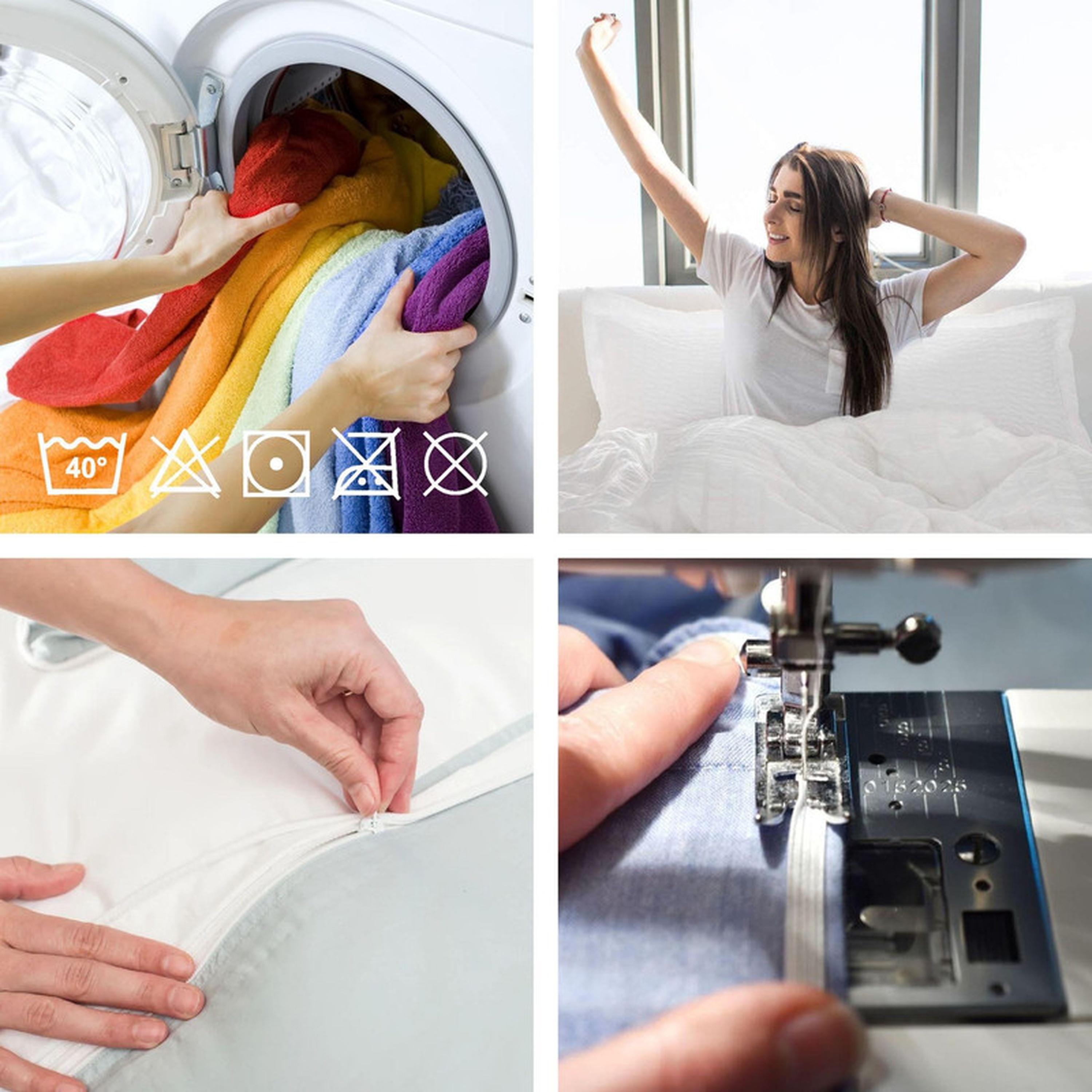 Striped 6-Piece King Duvet Set - 240x260 cms-household-bedding-duvetandcovers-duvetcovers-image-6