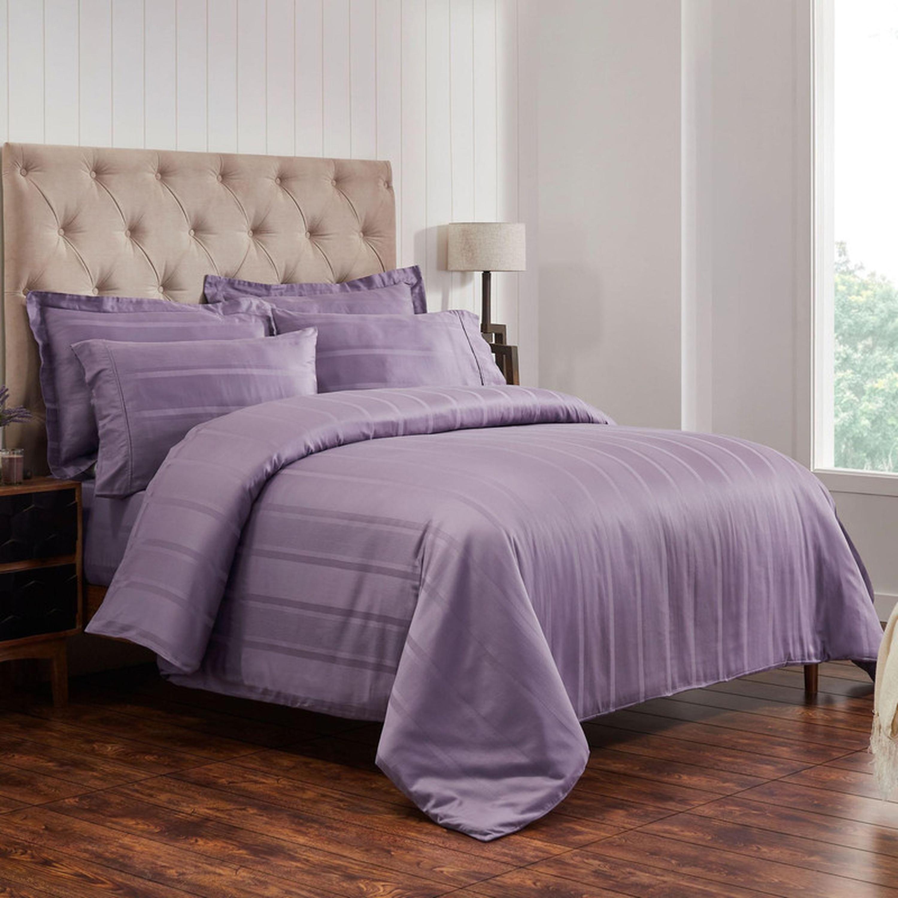 طقم لحاف كينج مخطط 6 قطع من دونتيلا - 240×260 سم-household-bedding-duvetandcovers-duvetcovers-image-15