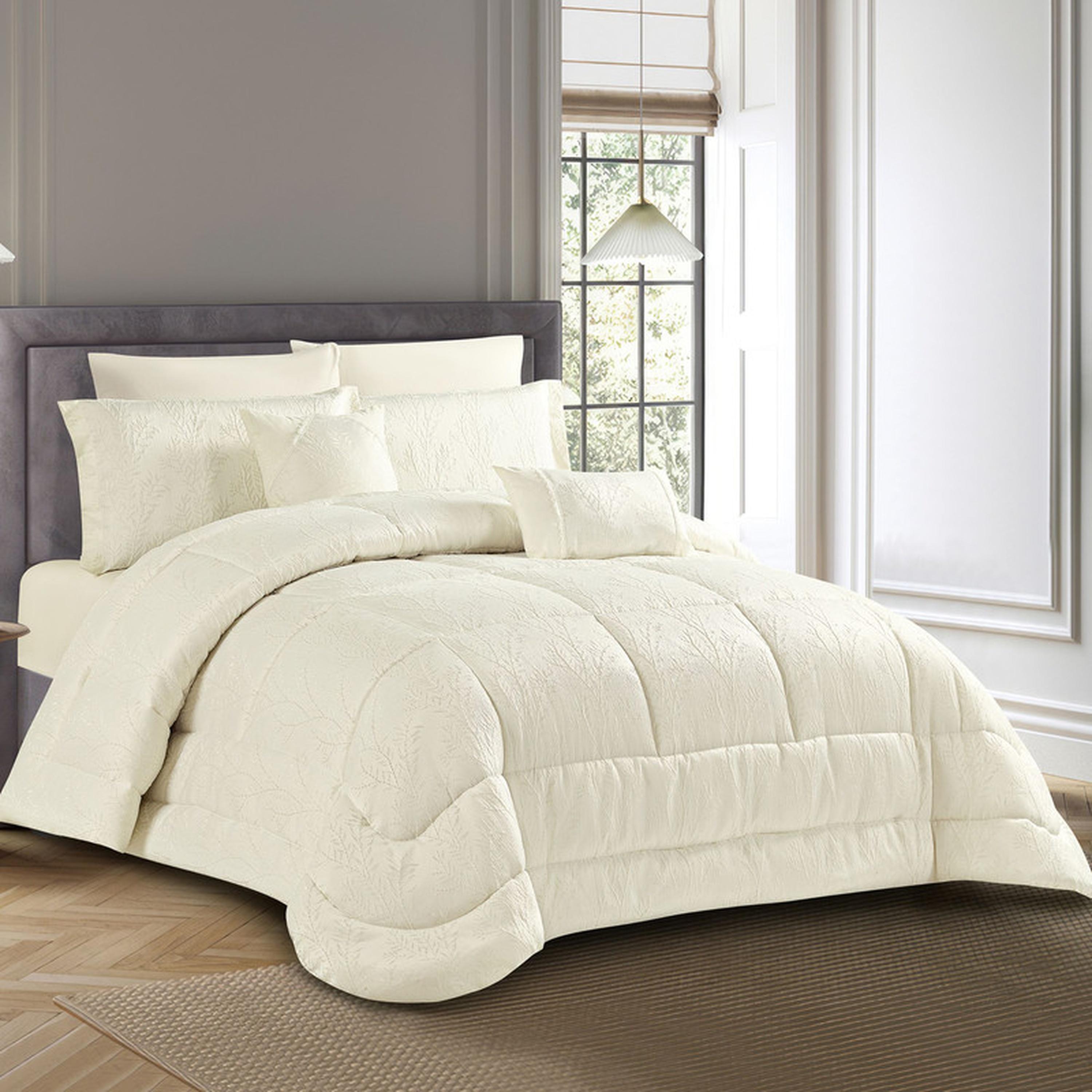 طقم لحاف بطبعات 8 قطع كينج من دونيتيلا - 260×240 سم-household-bedding-comfortersandbedspreads-comforters-image-72