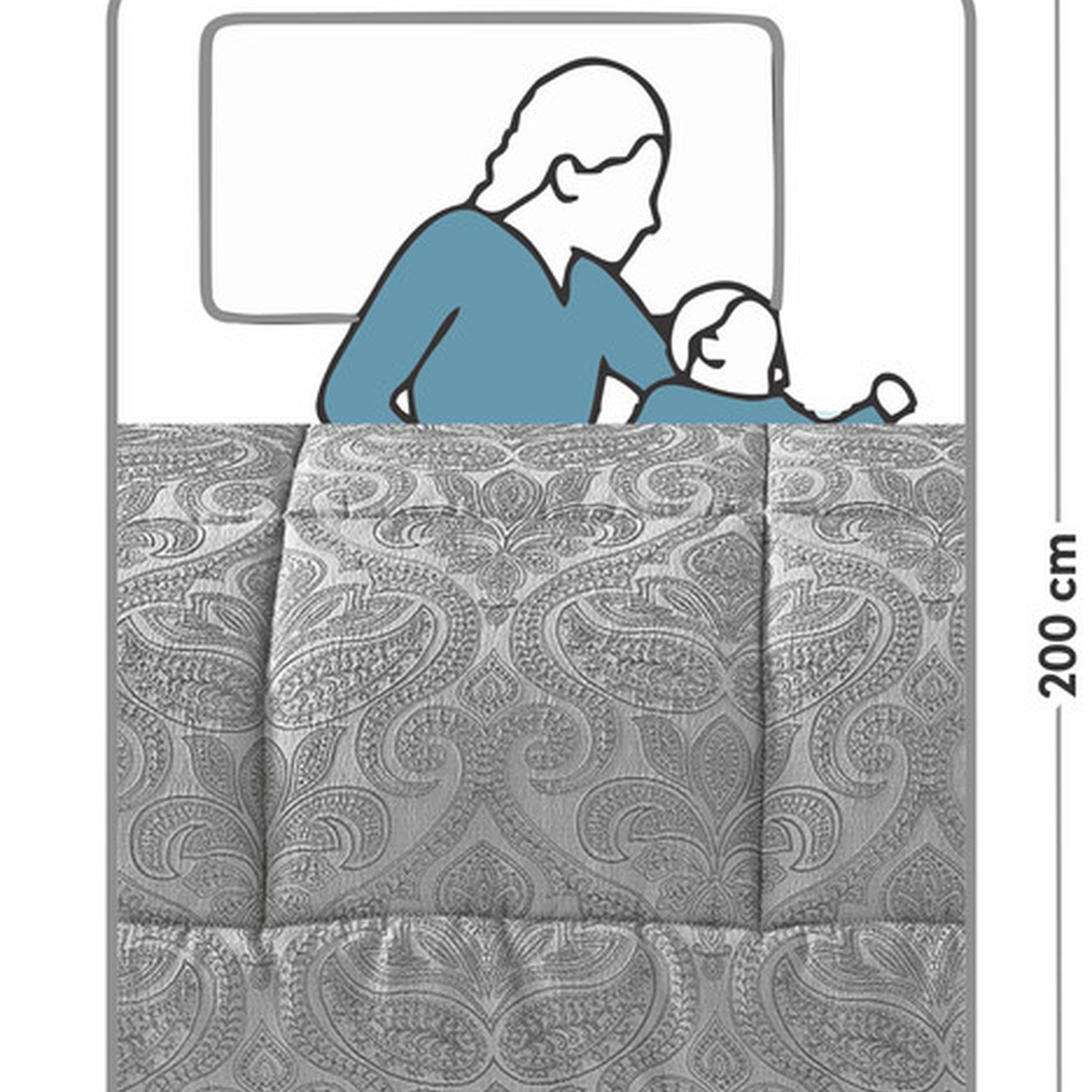 Printed 5-Piece Twin Comforter Set - 170x230 cms-household-bedding-comfortersandbedspreads-comforters-image-52