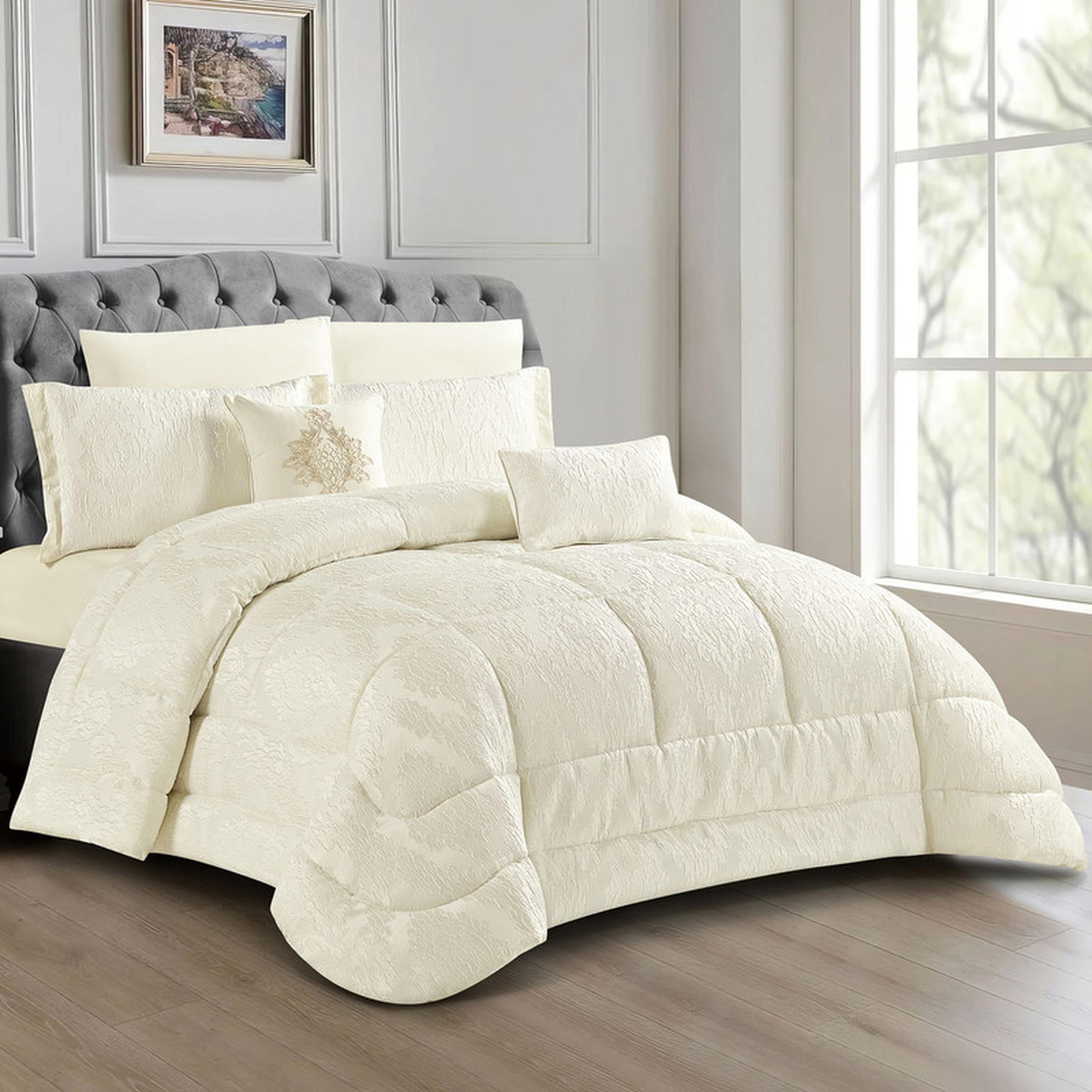 Printed 5-Piece Twin Comforter Set - 170x230 cms-household-bedding-comfortersandbedspreads-comforters-image-72