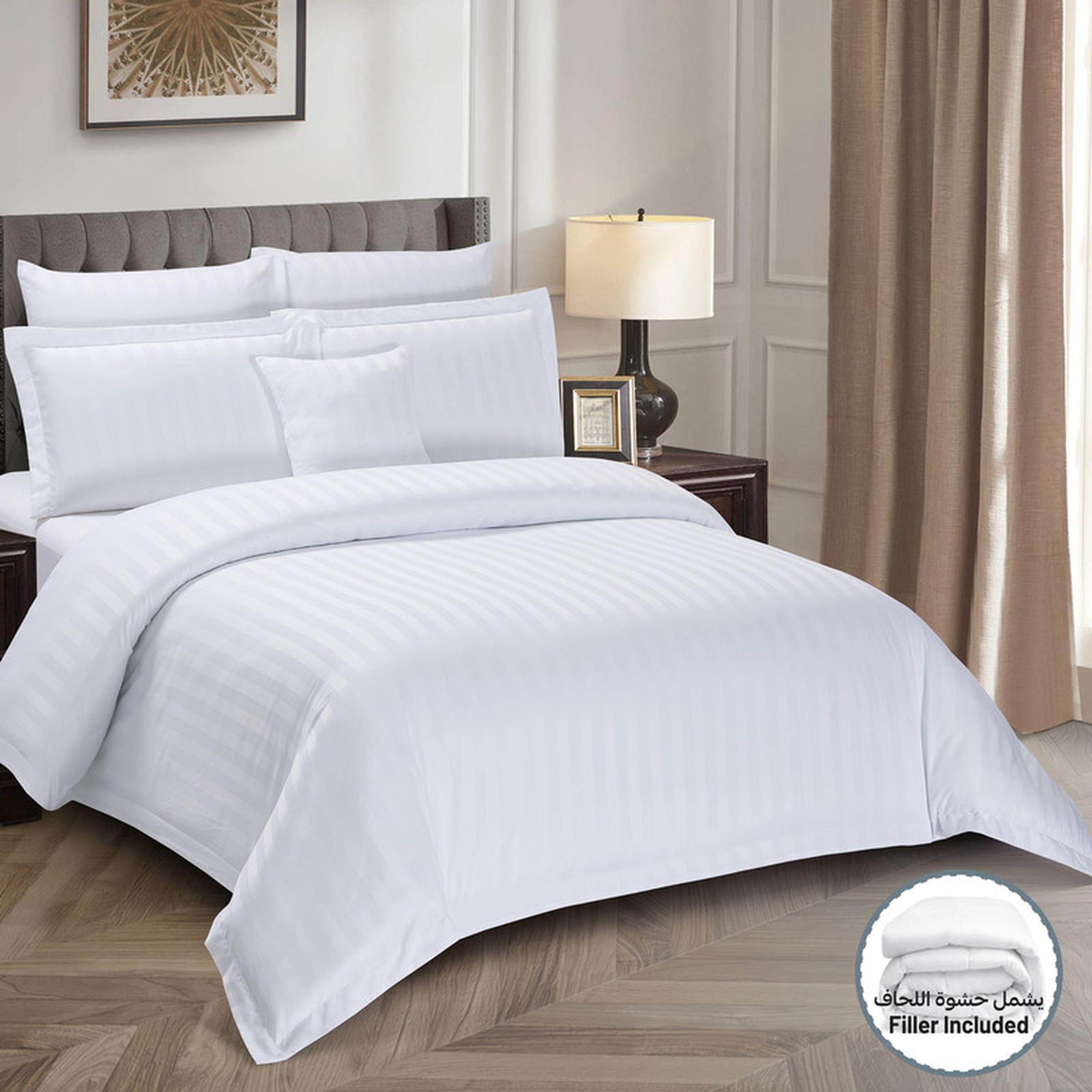 Striped 8-Piece King Comforter Set - 240x260 cms-household-bedding-comfortersandbedspreads-comforters-image-2