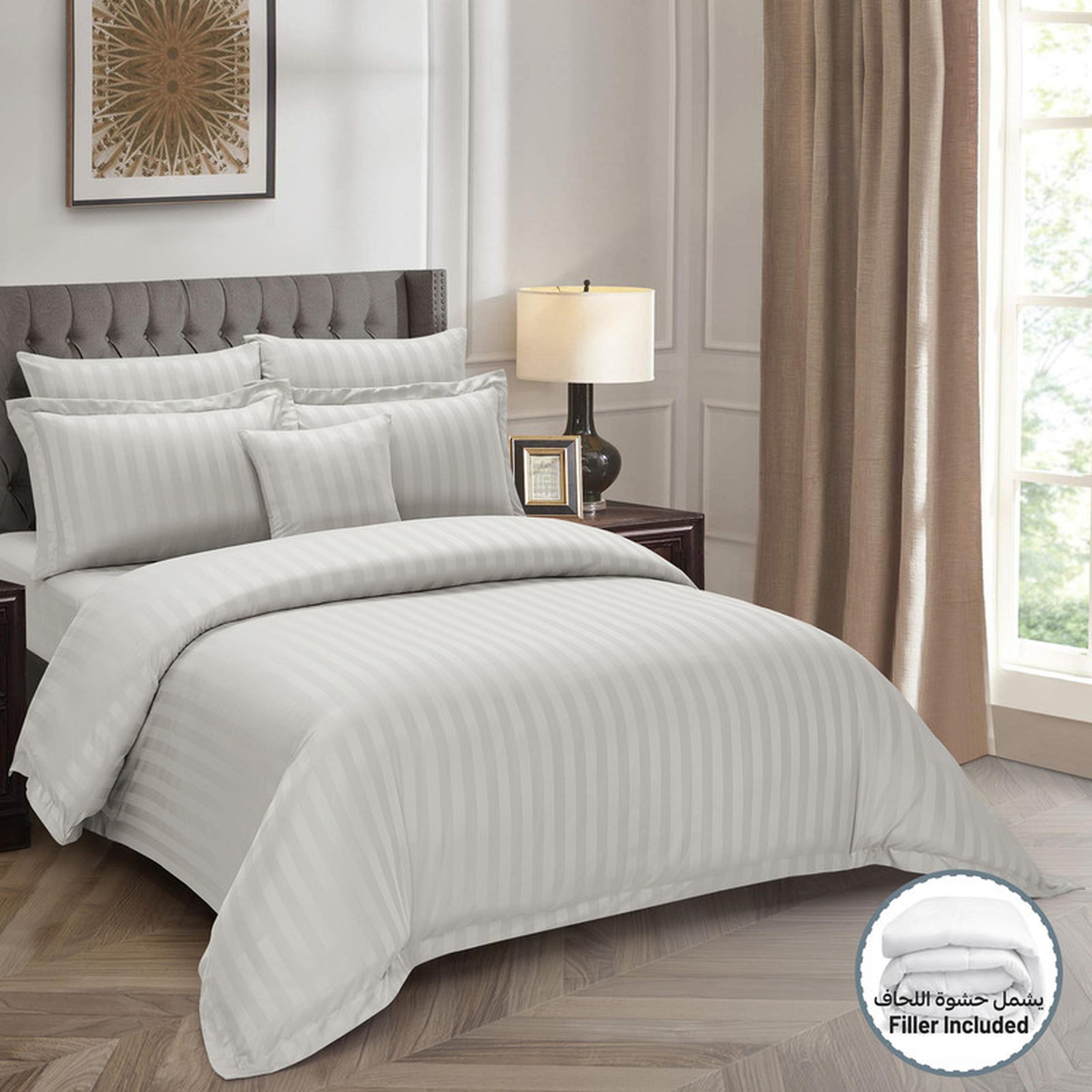 Striped 8-Piece King Comforter Set - 240x260 cms-household-bedding-comfortersandbedspreads-comforters-image-2