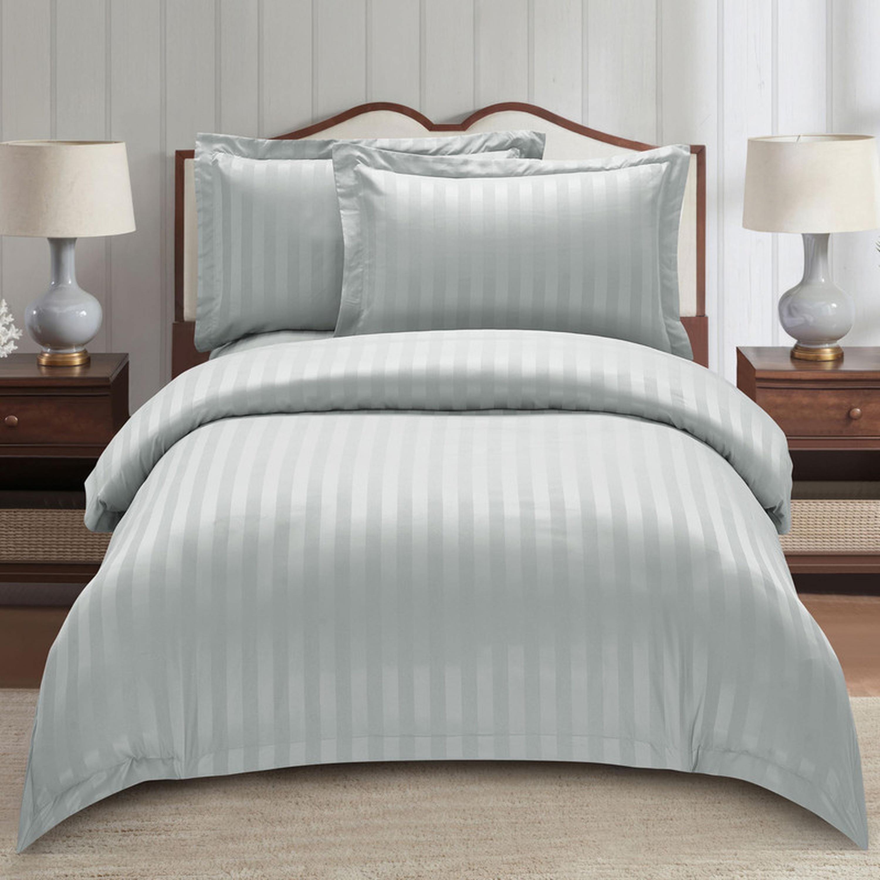 Striped 5-Piece Single Comforter Set with Removable Filler - 170x230 cm-household-bedding-comfortersandbedspreads-comforters-image-1