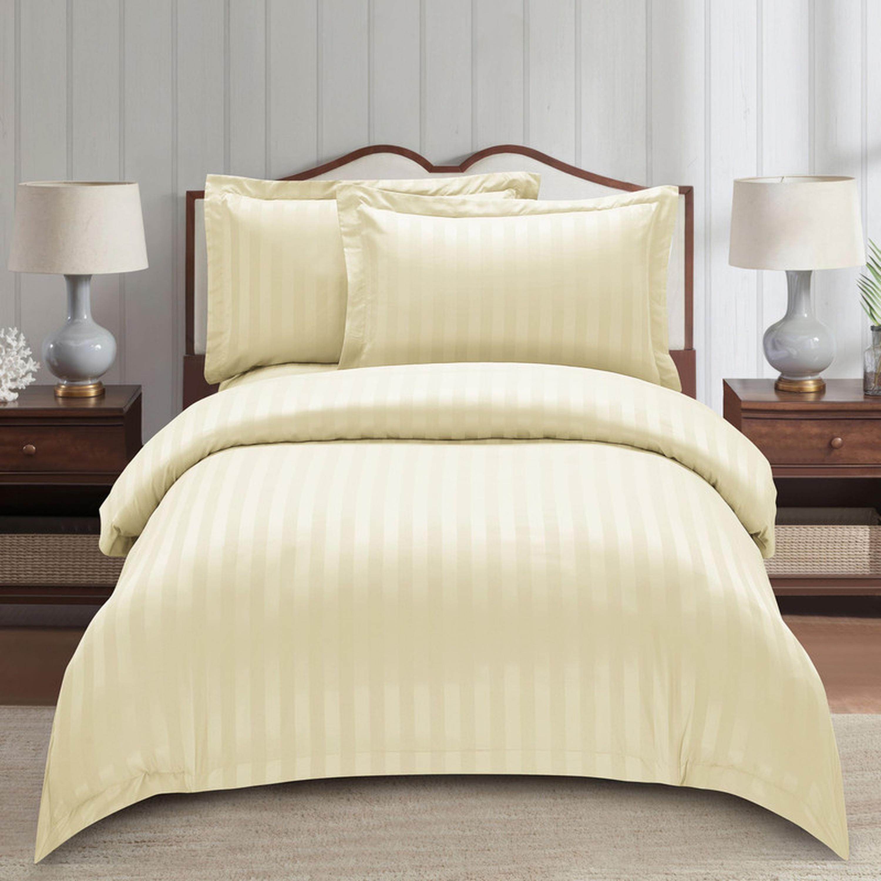 Striped 5-Piece Single Comforter Set with Removable Filler - 170x230 cm-household-bedding-comfortersandbedspreads-comforters-image-1