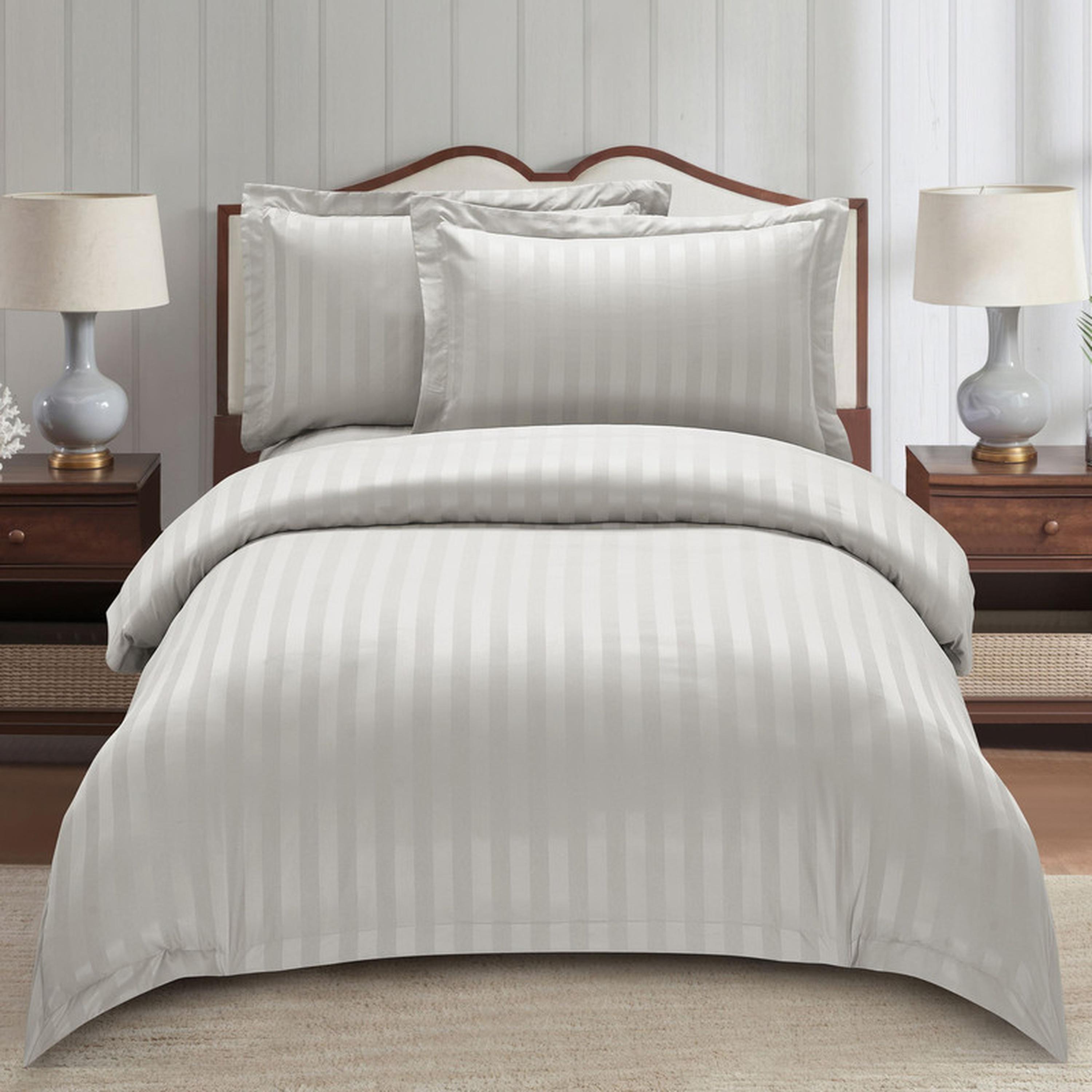 Striped 5-Piece Single Comforter Set with Removable Filler - 170x230 cm-household-bedding-comfortersandbedspreads-comforters-image-1
