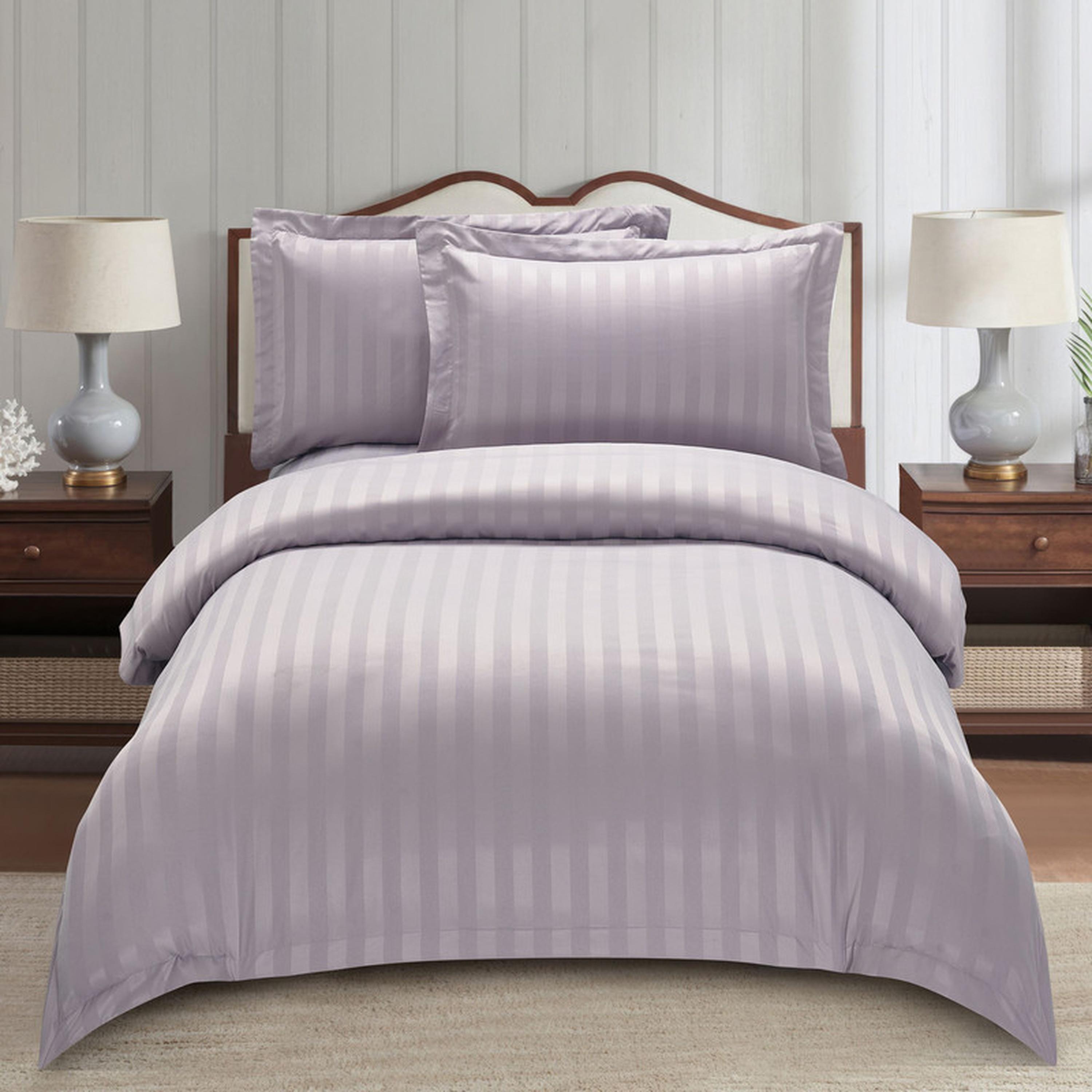 Striped 5-Piece Single Comforter Set with Removable Filler - 170x230 cm-household-bedding-comfortersandbedspreads-comforters-image-1