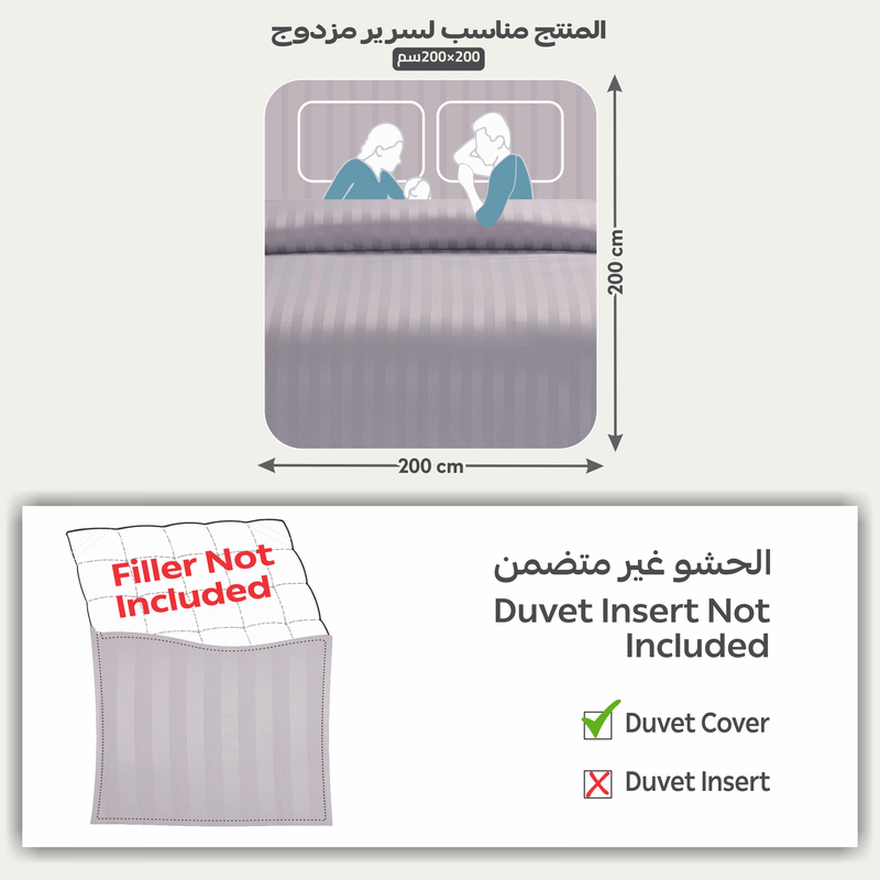 Striped 6-Piece King Duvet Cover Set - 240x260 cms-household-bedding-duvetandcovers-duvetcovers-image-45