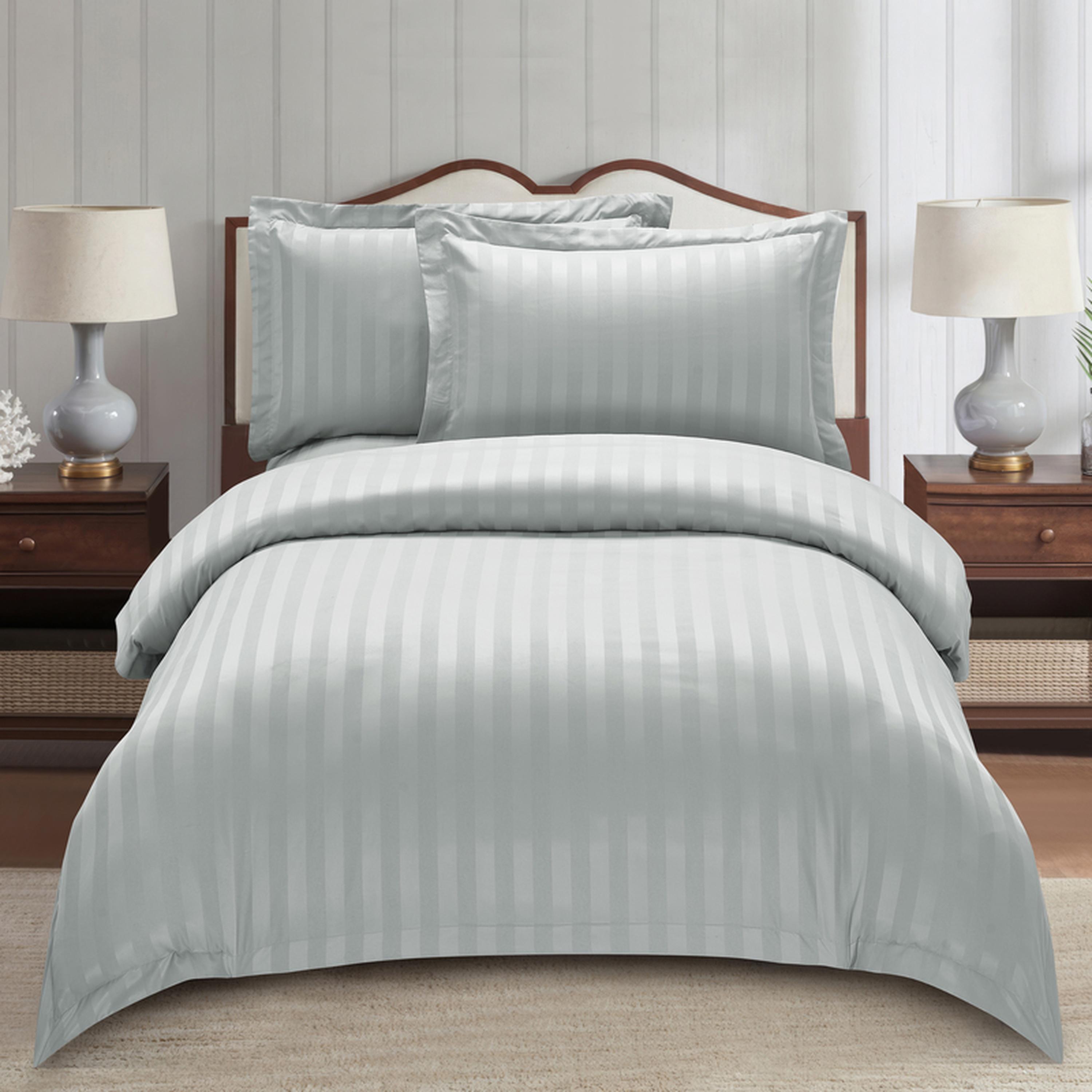 طقم غطاء لحاف مفرد مقلم 4 قطع من دونتيلا - 170x230 سم-household-bedding-duvetandcovers-duvetcovers-image-8