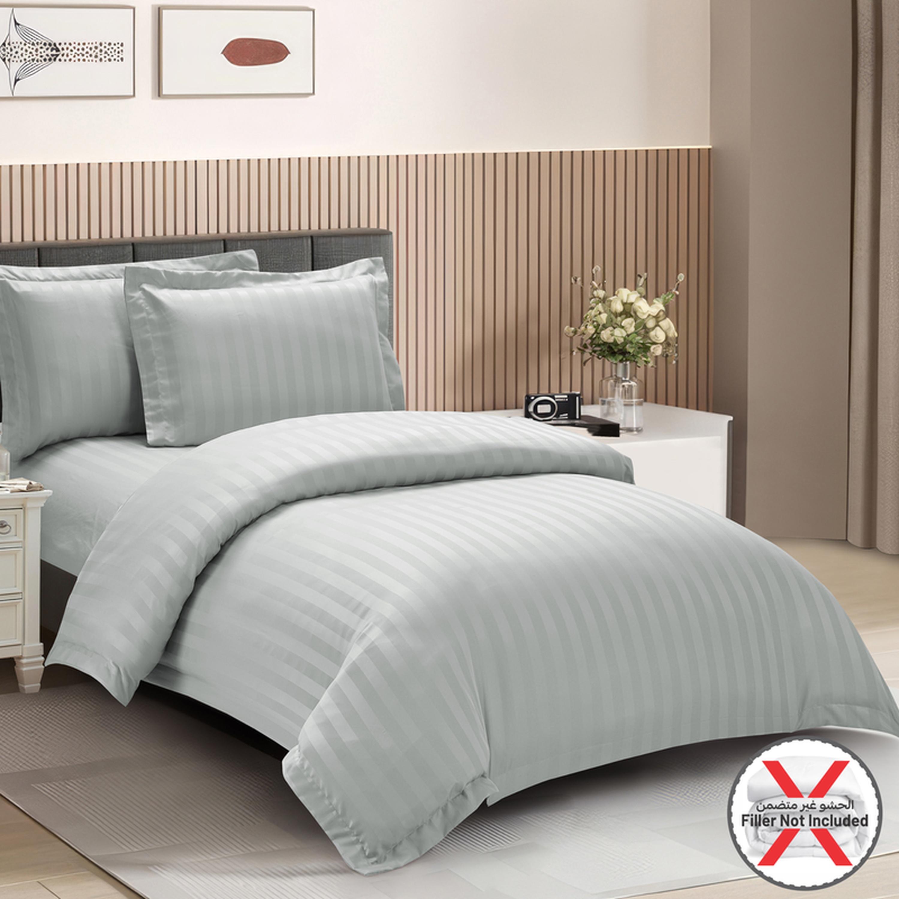 طقم غطاء لحاف مفرد مقلم 4 قطع من دونتيلا - 170x230 سم-household-bedding-duvetandcovers-duvetcovers-image-9